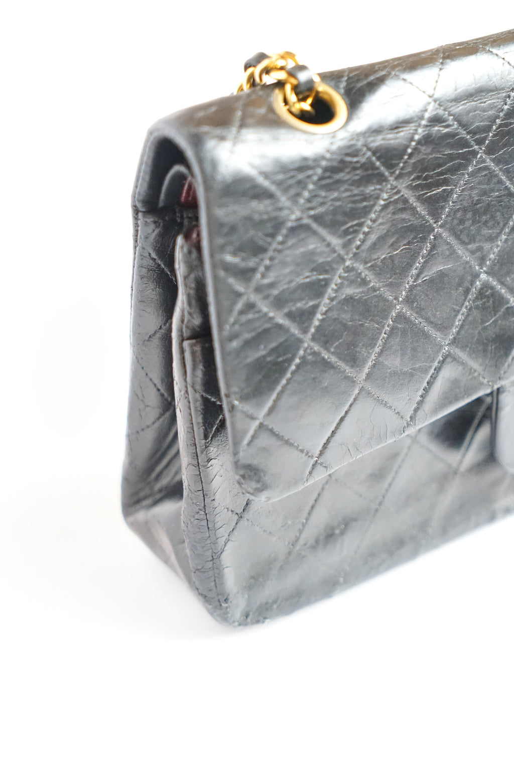 Chanel Black Lambskin Classic Double Flap Bag