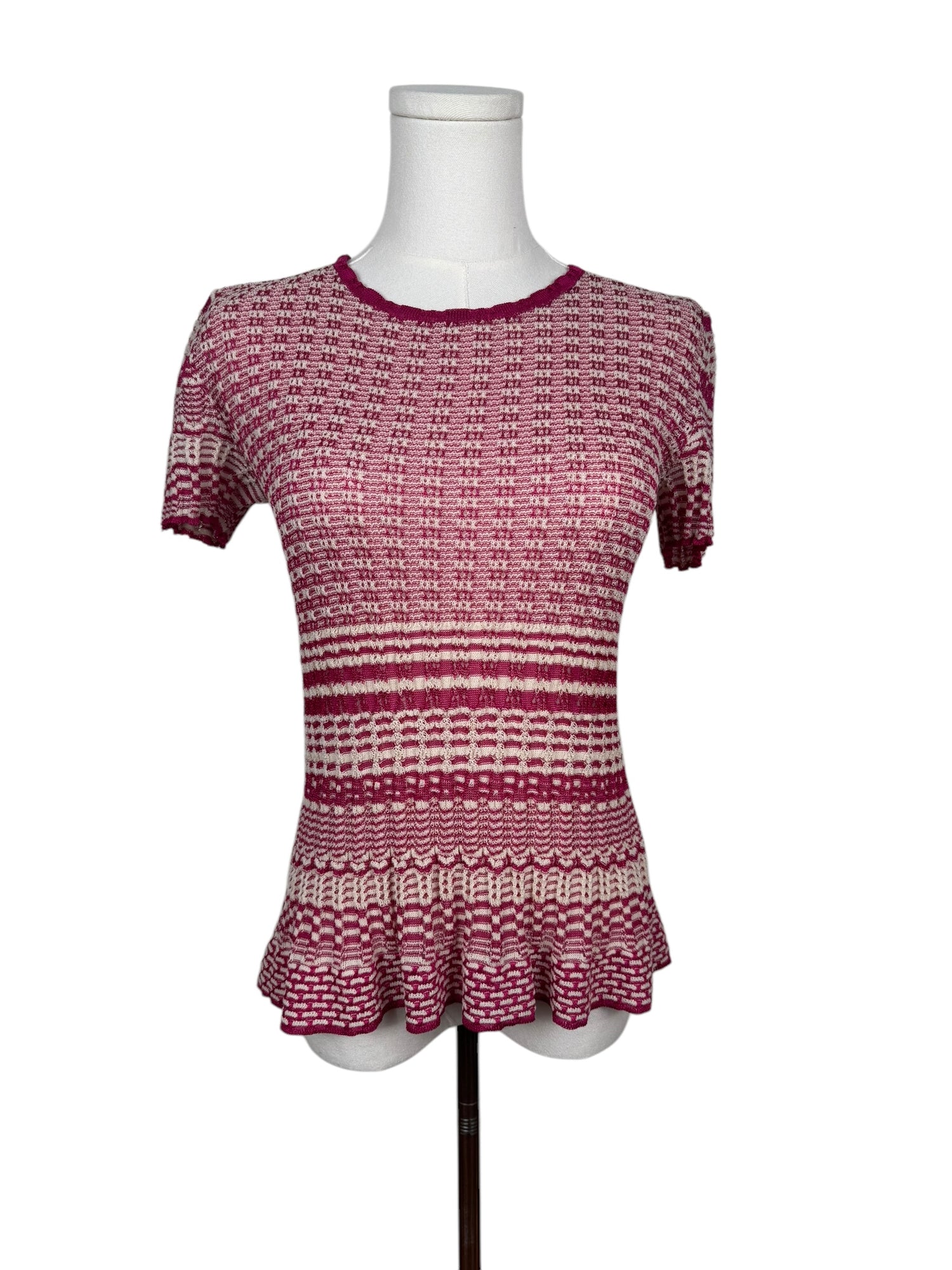 Missoni Knit Short Sleeve Top