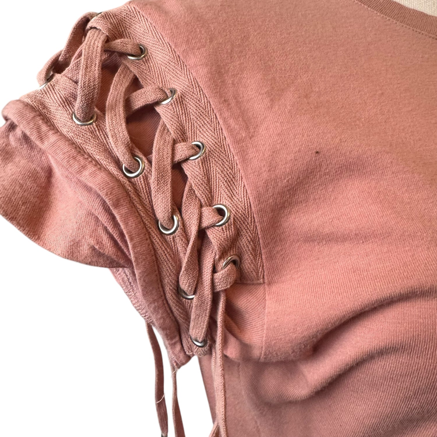 Christian Dior Pink Lace Detail Tshirt by John Galliano