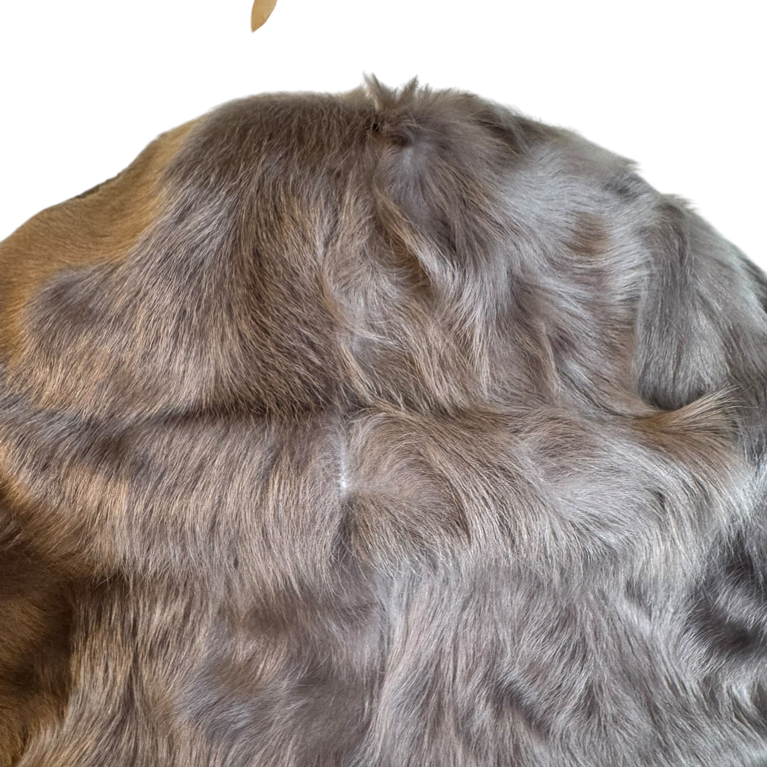 Grey Vintage Fur Jacket