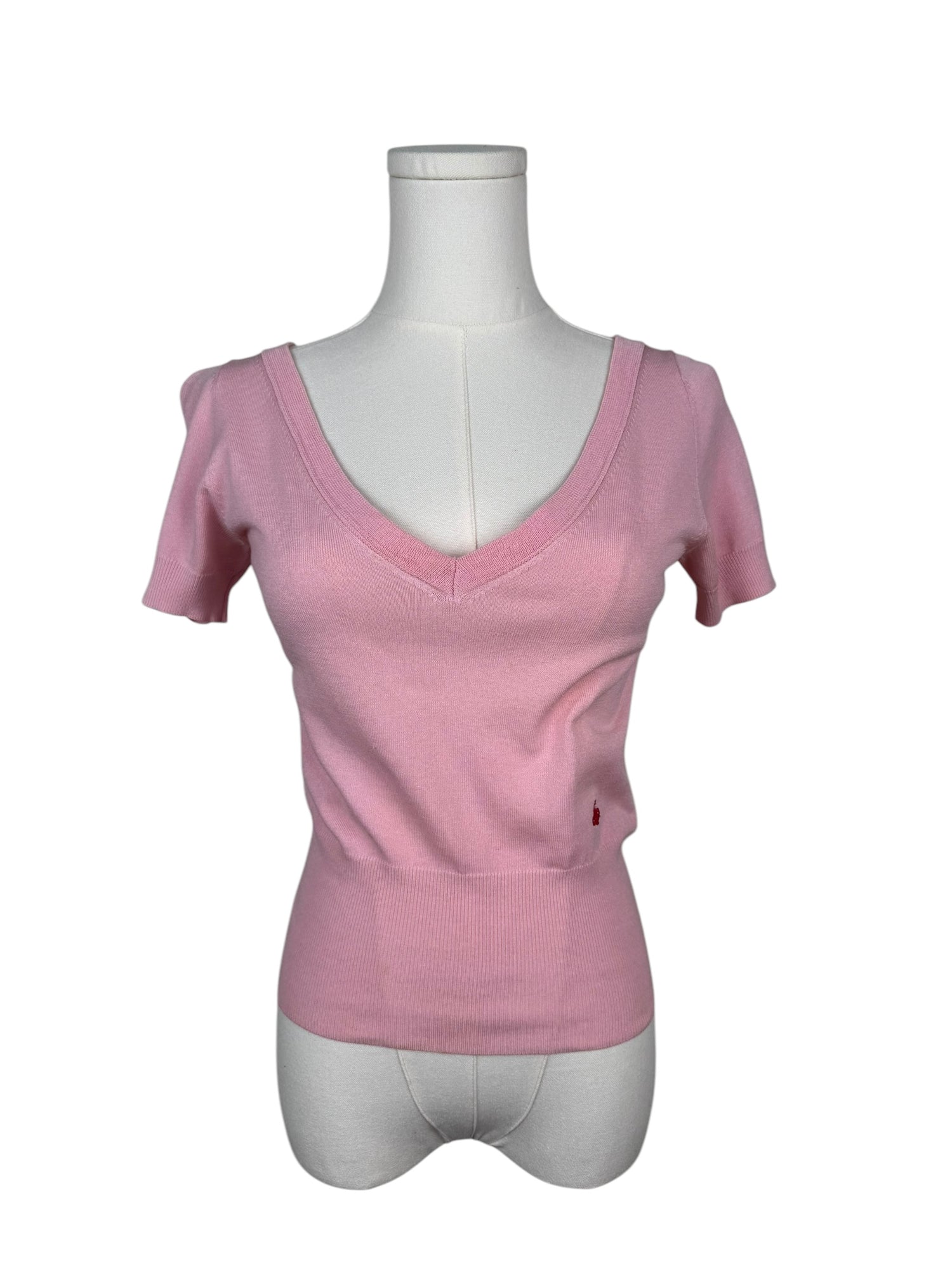 Vivienne Westwood Pink Orb Short Sleeve V-Neck