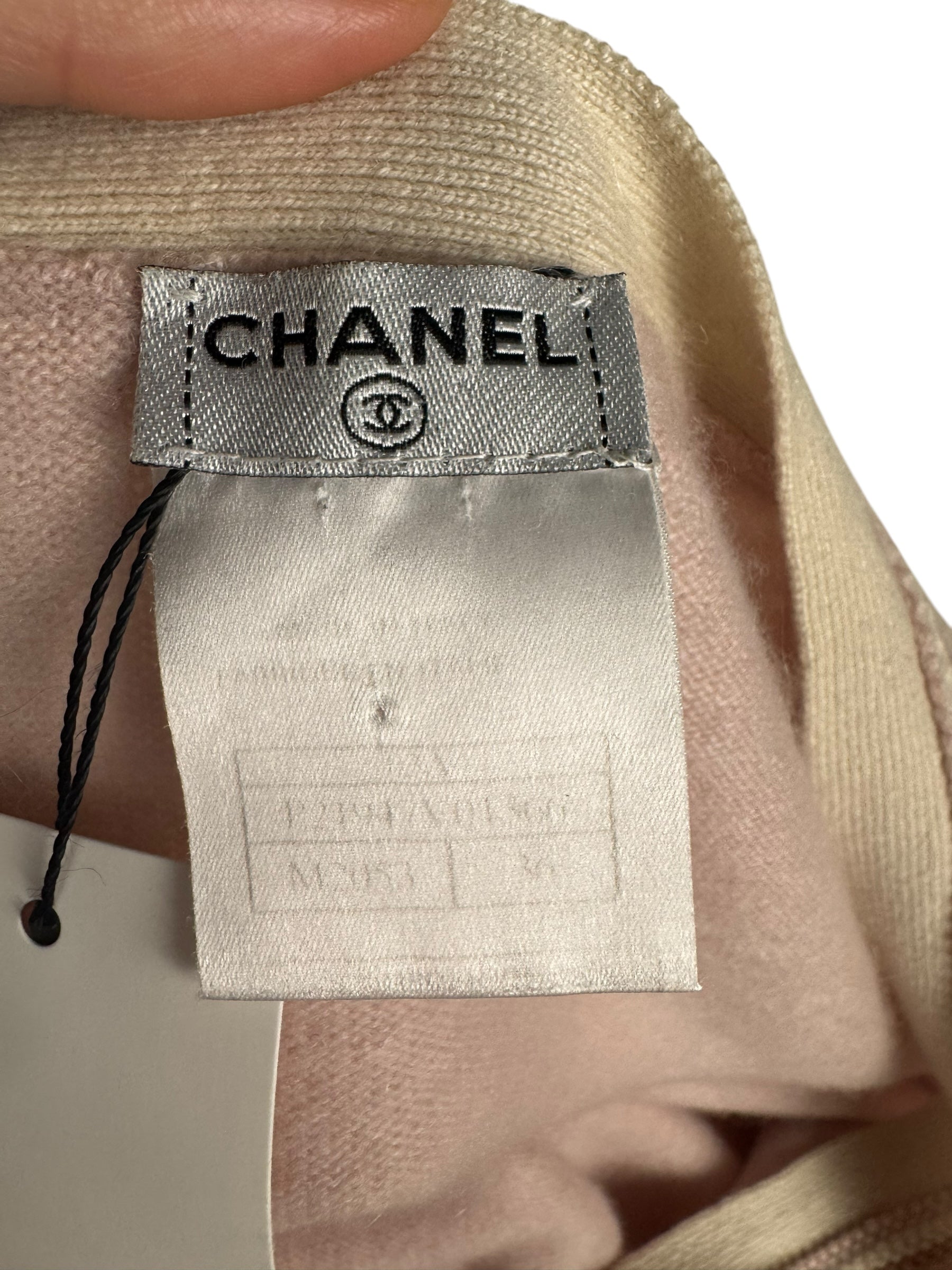 Chanel Pink Cashmere Cardigan