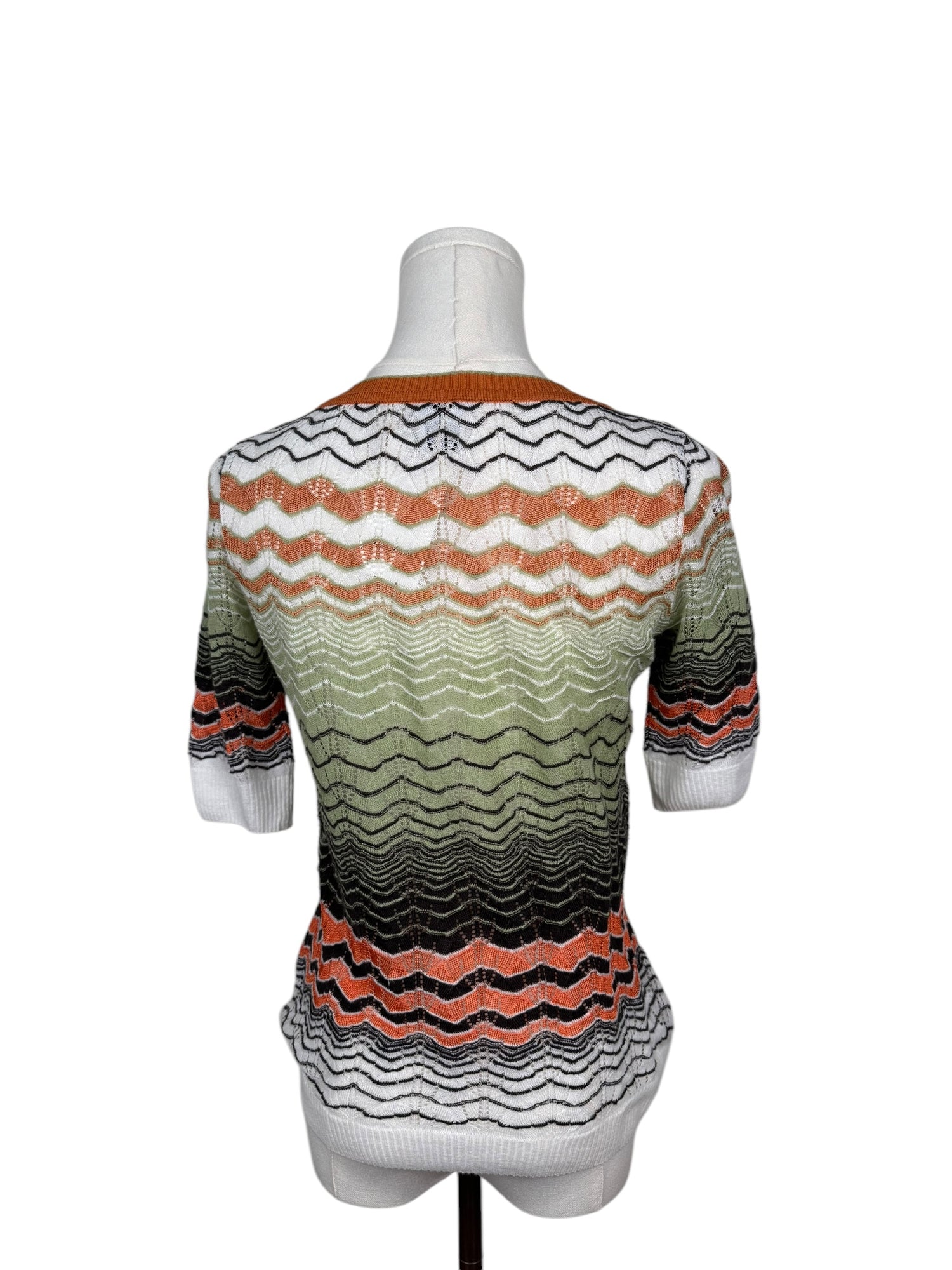 Missoni Multicolor Short Sleeve Henley