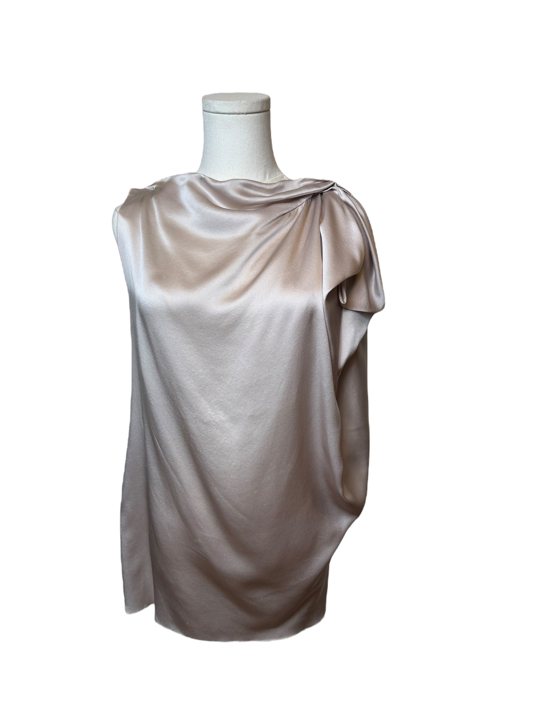 Lanvin Blush Silk Tank Top