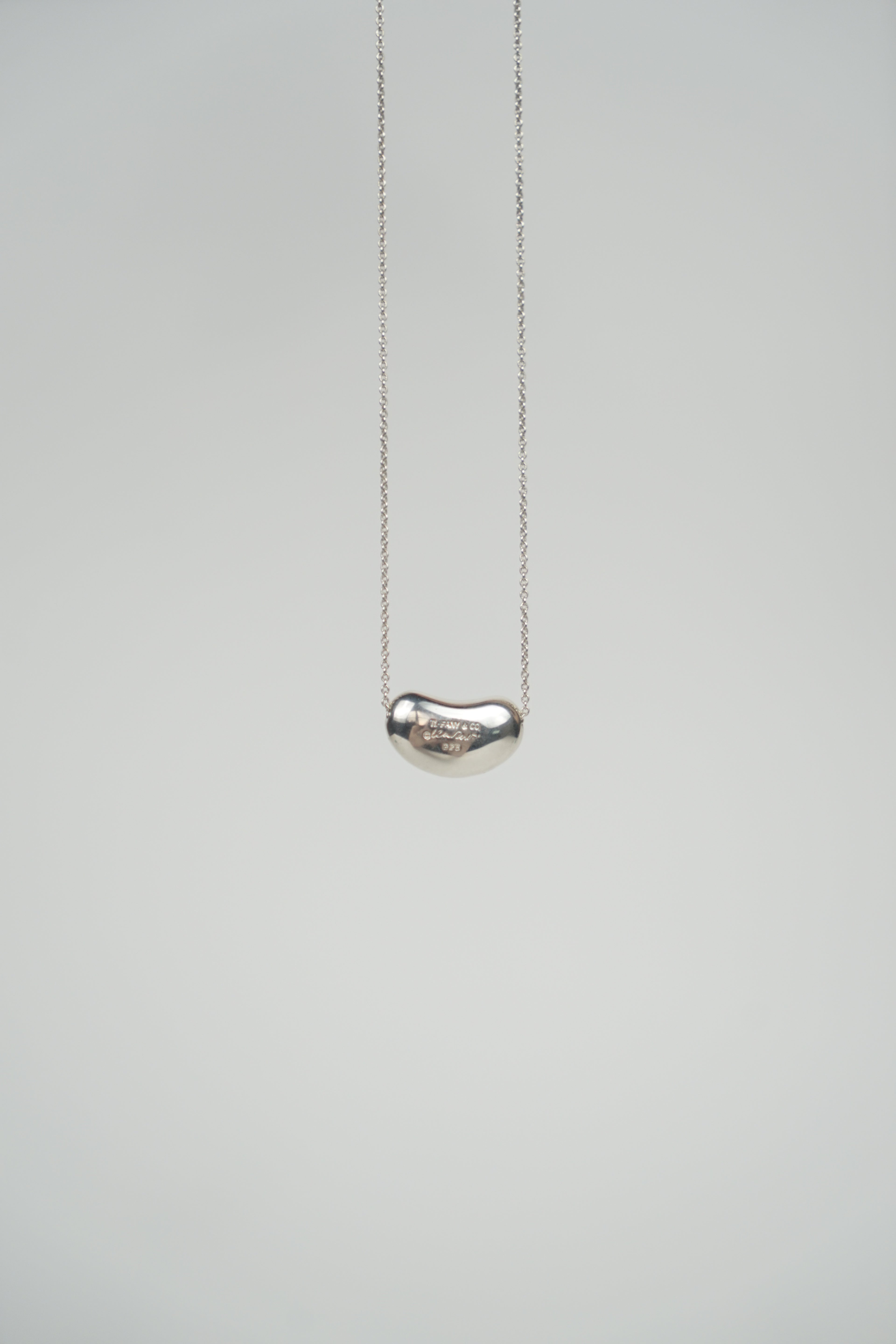 Vintage Tiffany Silver Small Pendant Necklace