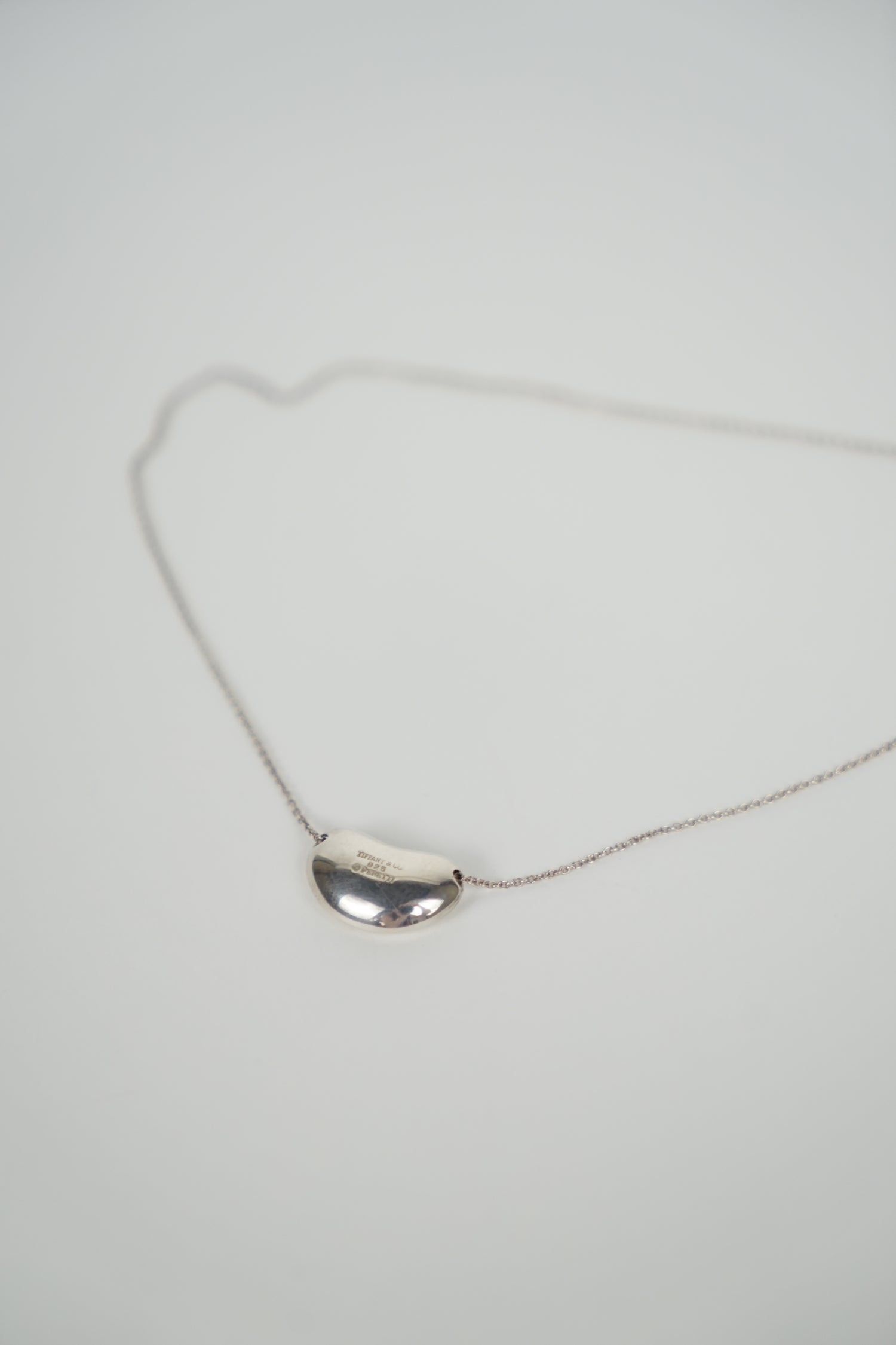 Vintage Tiffany Silver Small Pendant Necklace