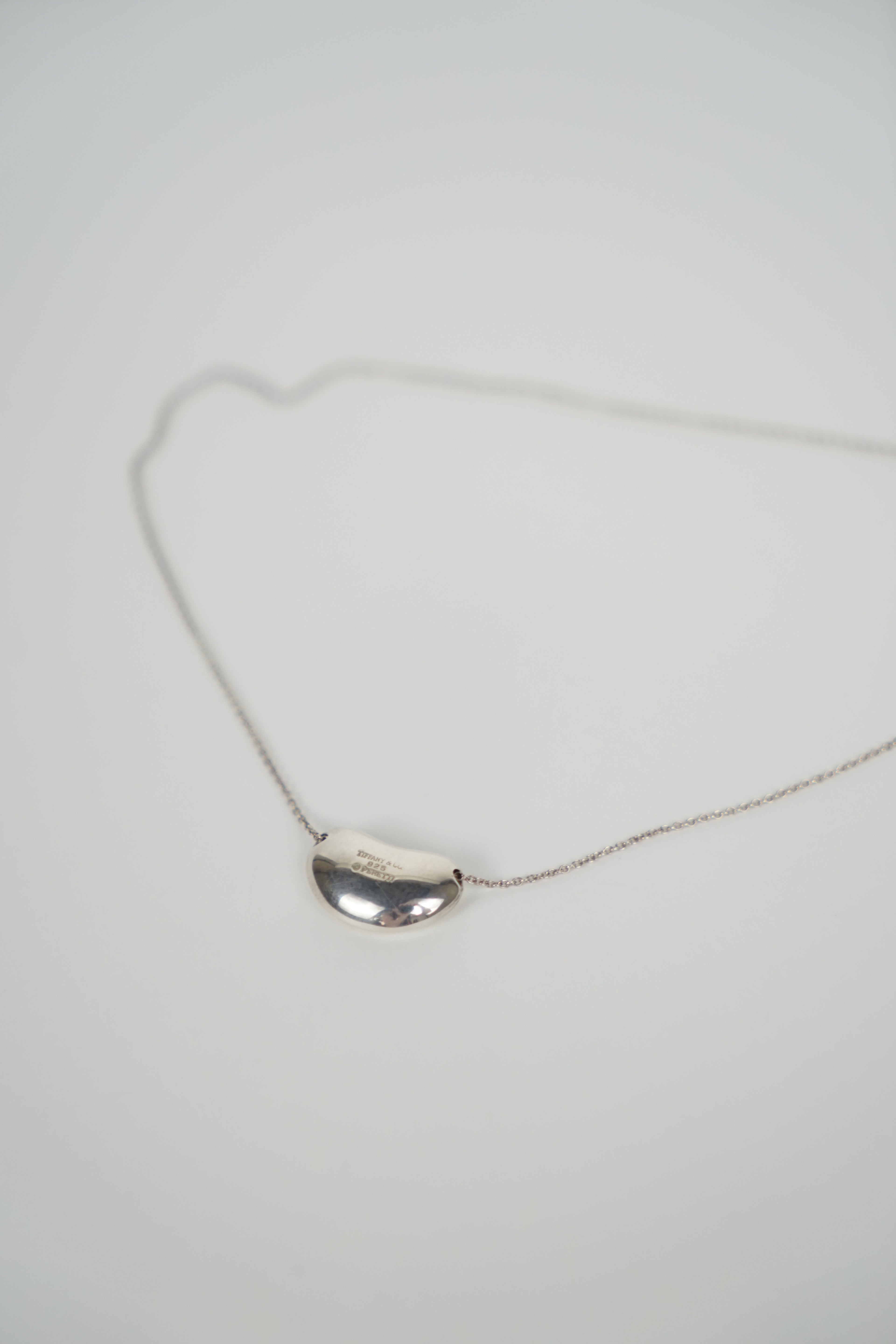 Vintage Tiffany Silver Small Pendant Necklace