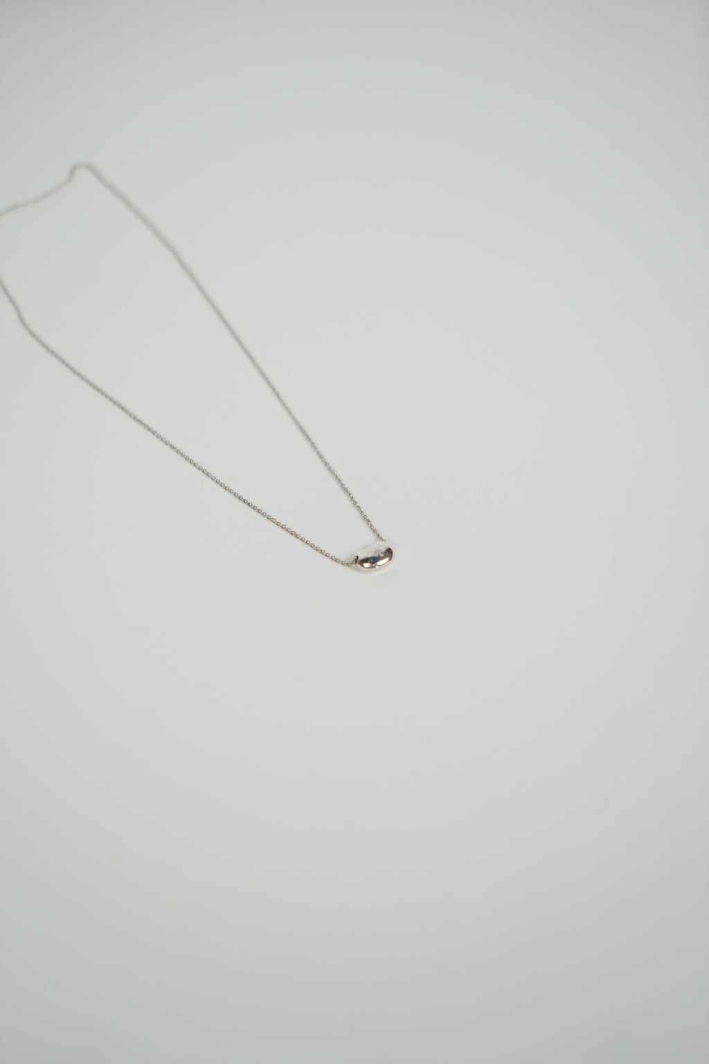 Vintage Tiffany Silver Small Pendant Necklace