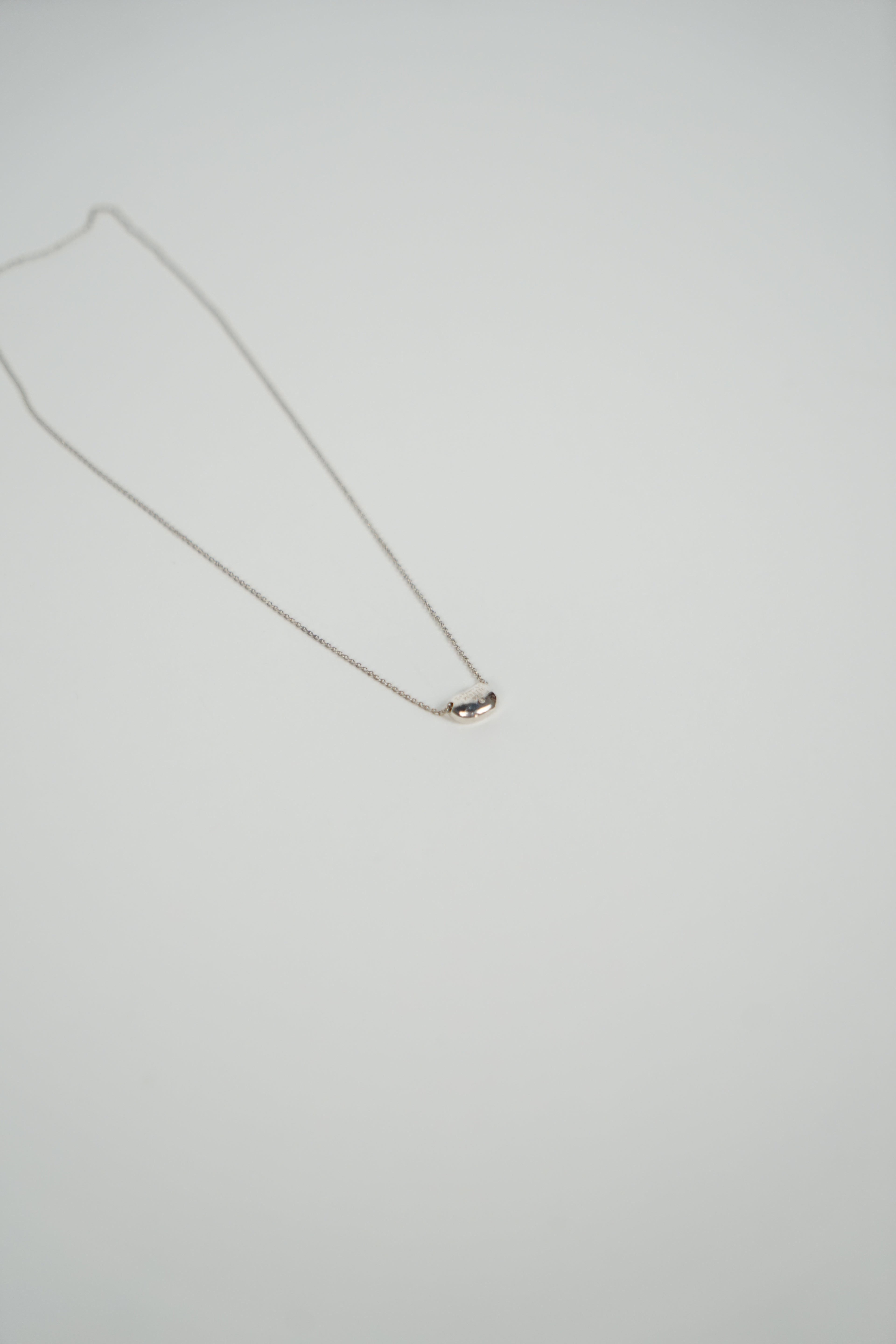 Vintage Tiffany Silver Small Pendant Necklace