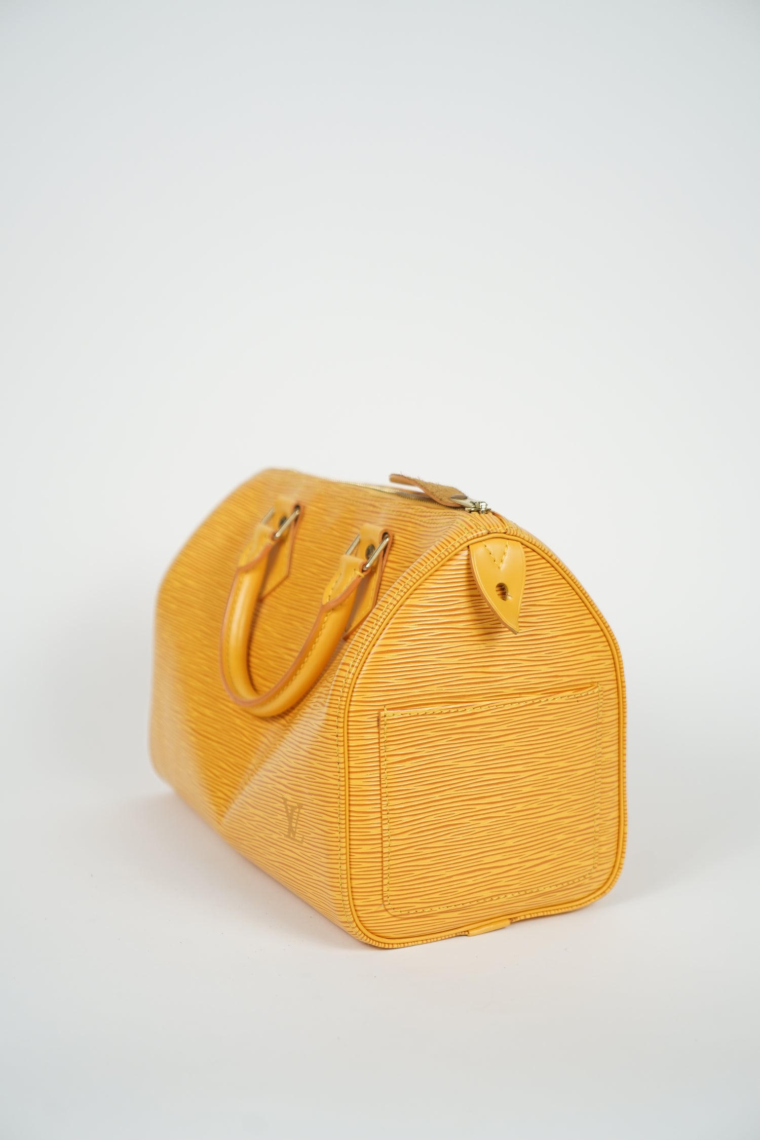 Vintage Louis Vuitton Yellow Epi Leather Speedy 30 Bag