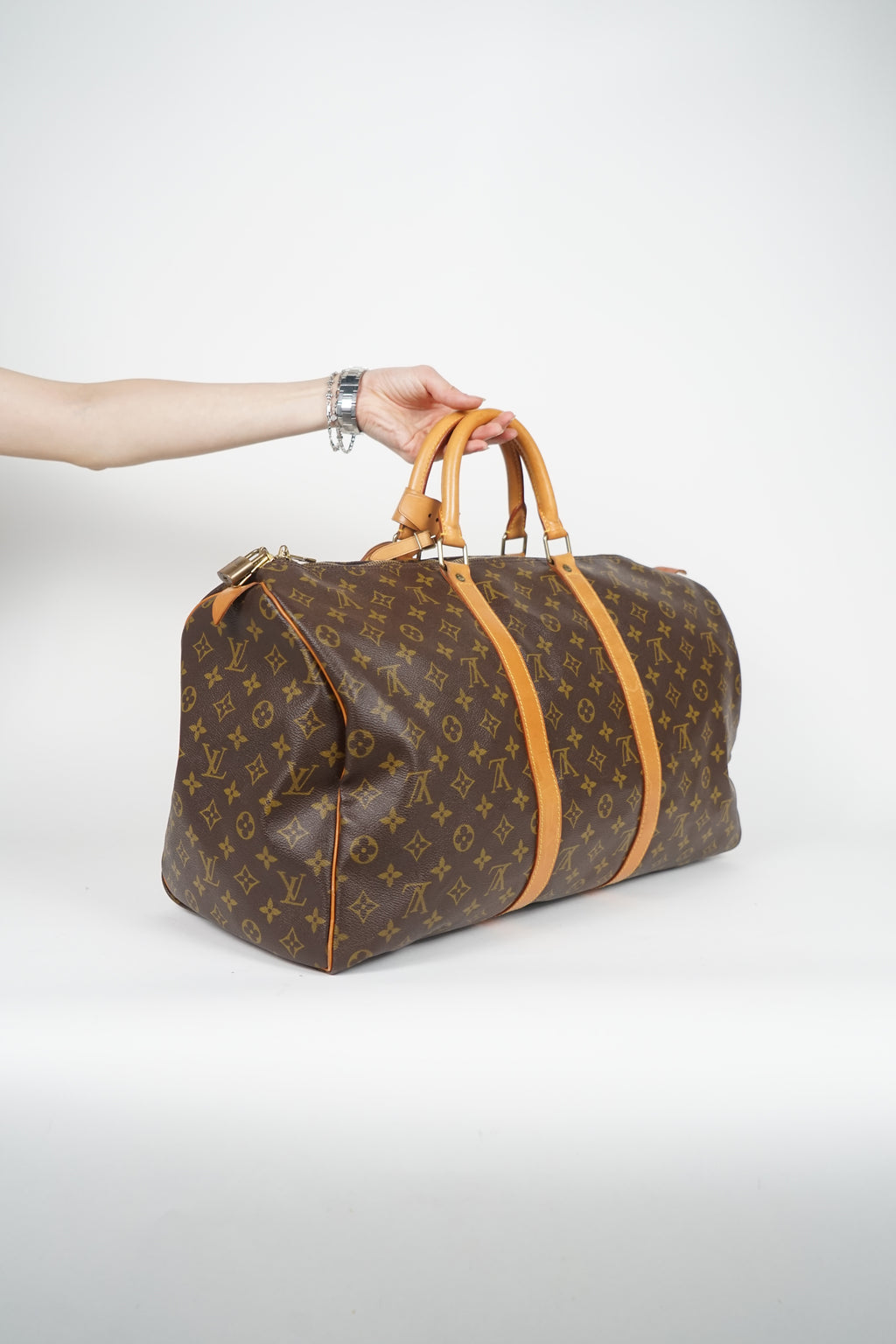 Vintage Louis Vuitton Classic Monogram Duffle 50