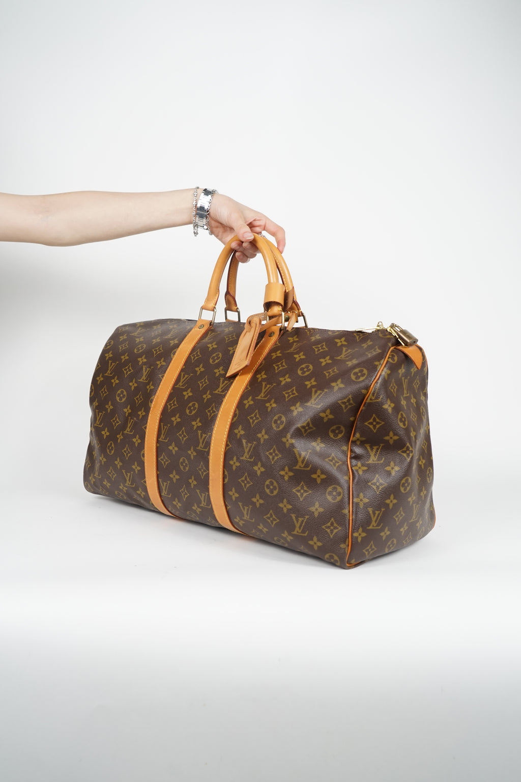 Vintage Louis Vuitton Classic Monogram Duffle 50