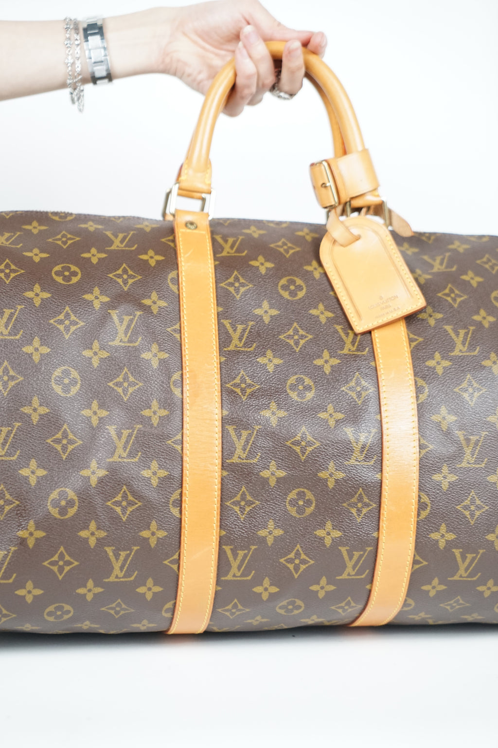 Vintage Louis Vuitton Classic Monogram Duffle 50