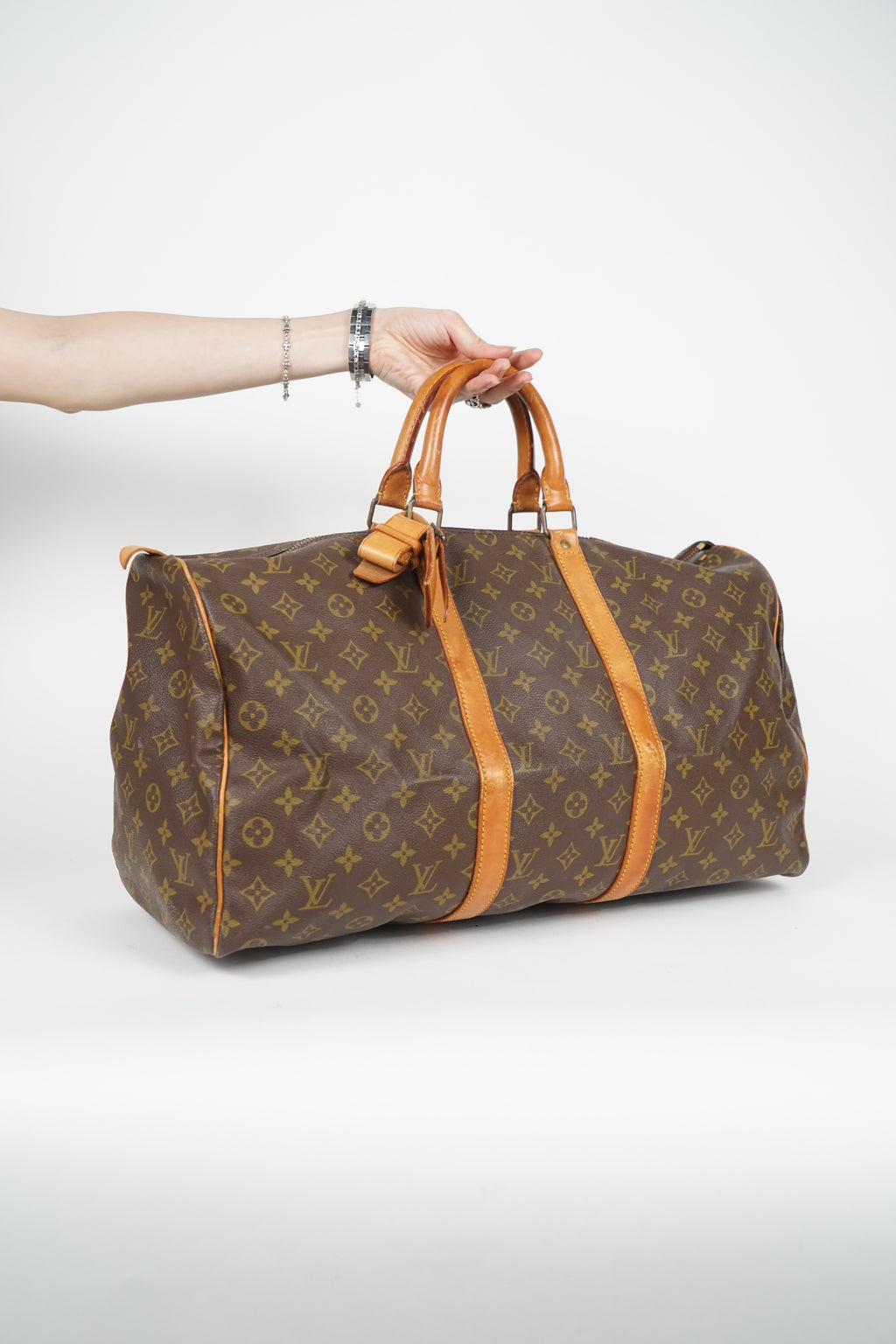 Vintage Louis Vuitton Classic Monogram Duffle 50