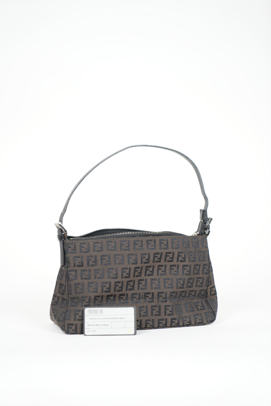 Fendi Brown Zucca Monogram Pochette
