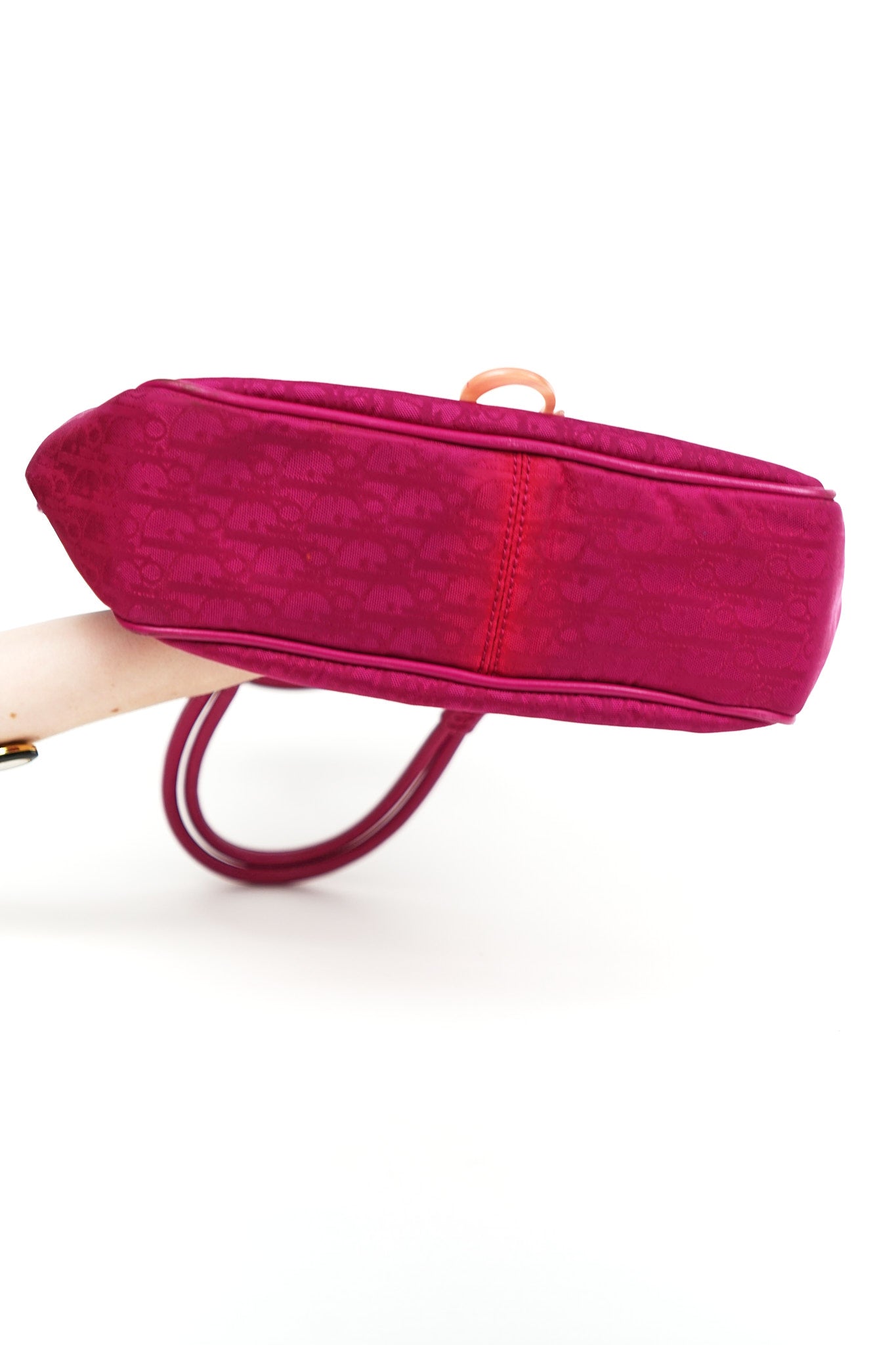 Dior Magenta Diorissimo Bow Shoulder Bag