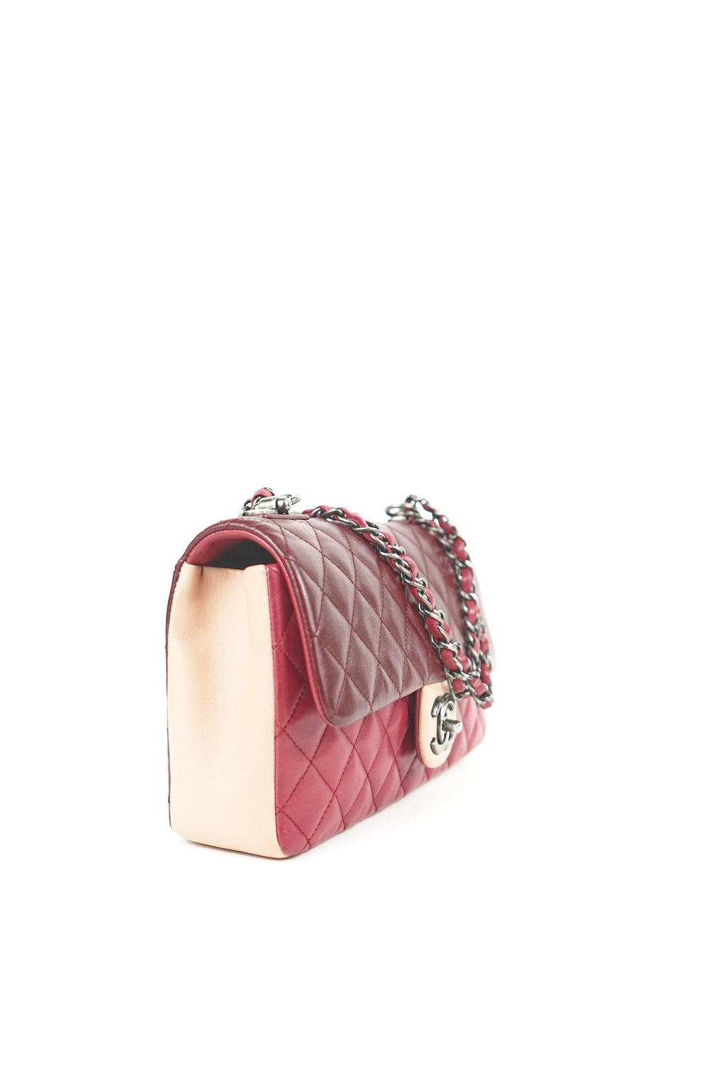 Chanel Tri-tone Single Flap Shoulder Bag