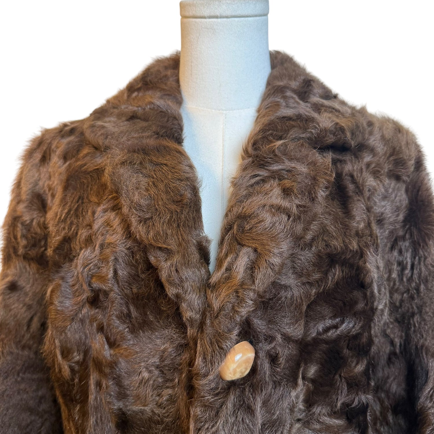 Brown Vintage Fur Jacket