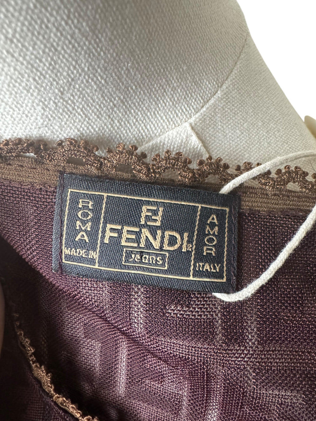 Fendi Brown Monogram Short Sleeve
