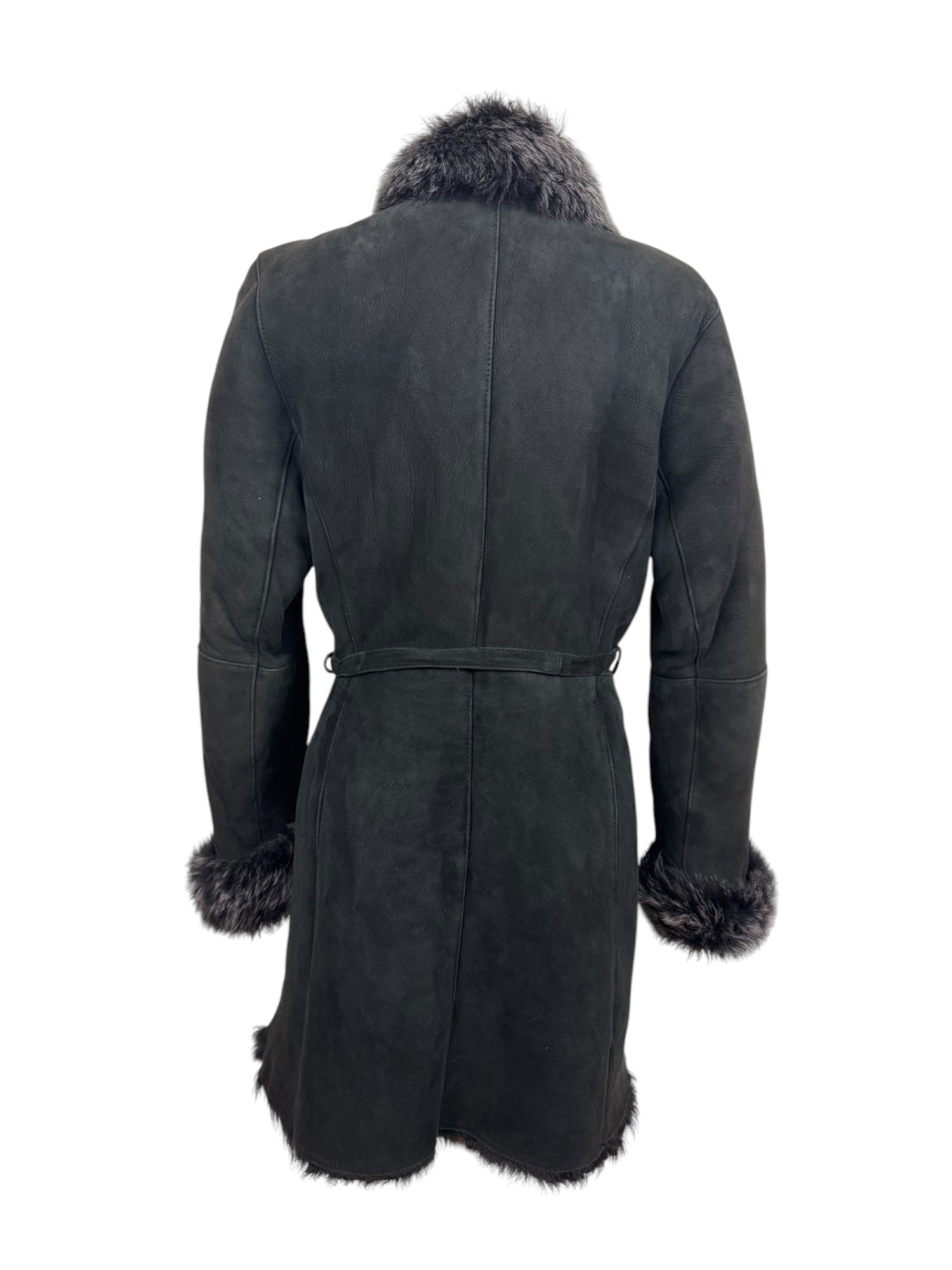 Black Vintage Fur Jacket