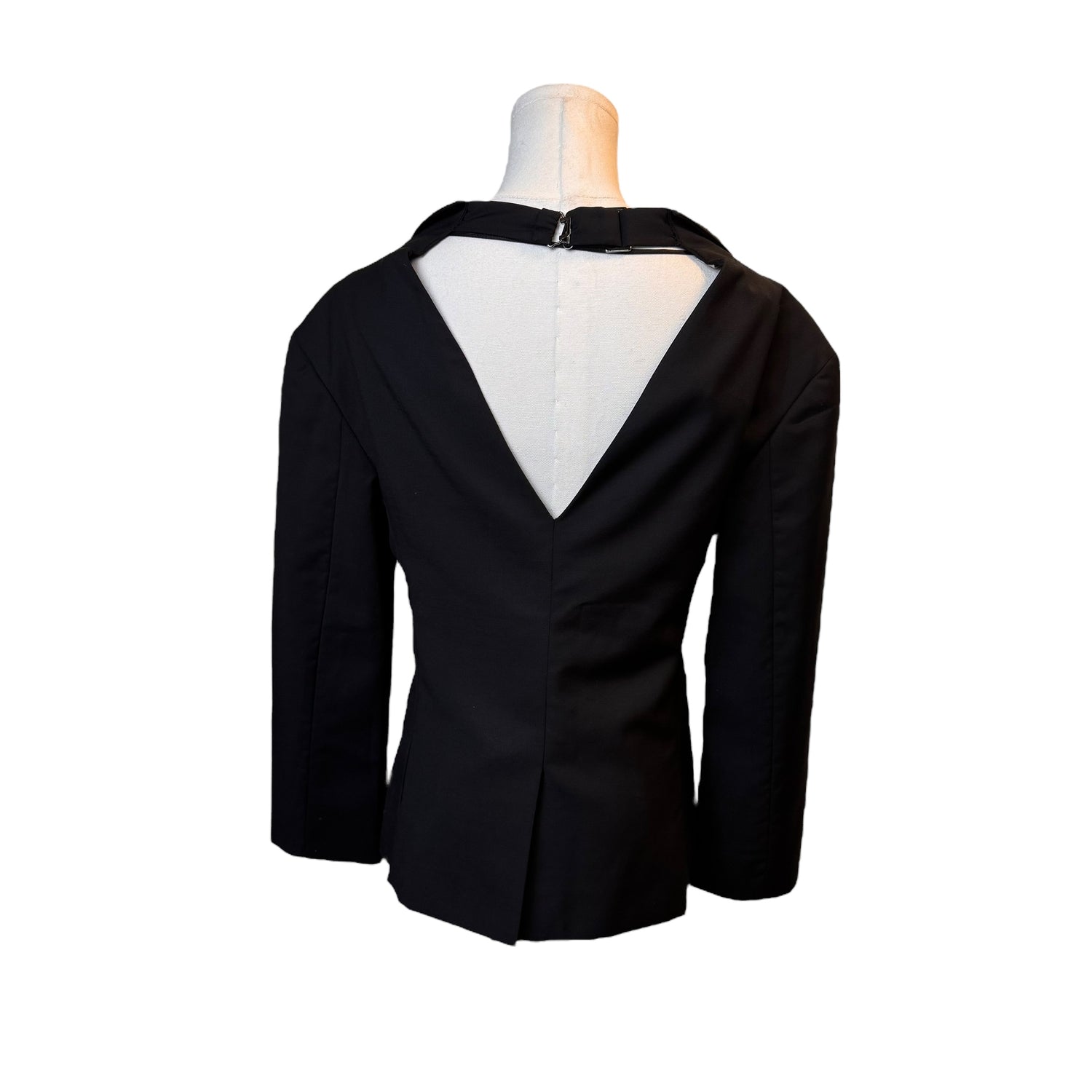 Prada Black Blazer Top