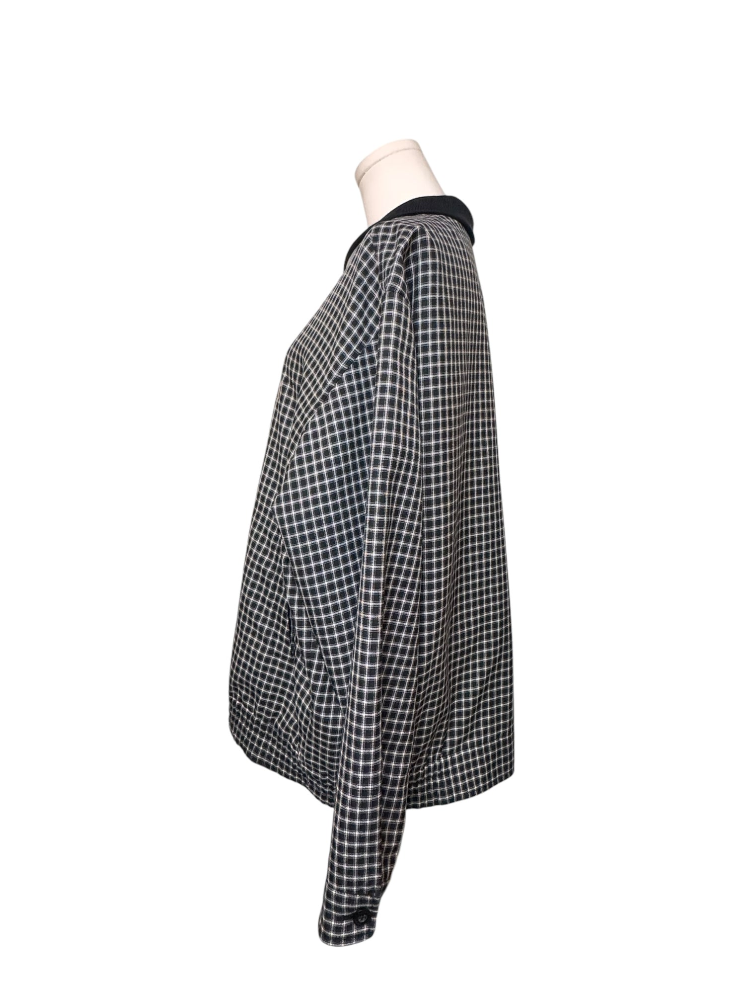 YSL Pour Homme Black Plaid Jacket