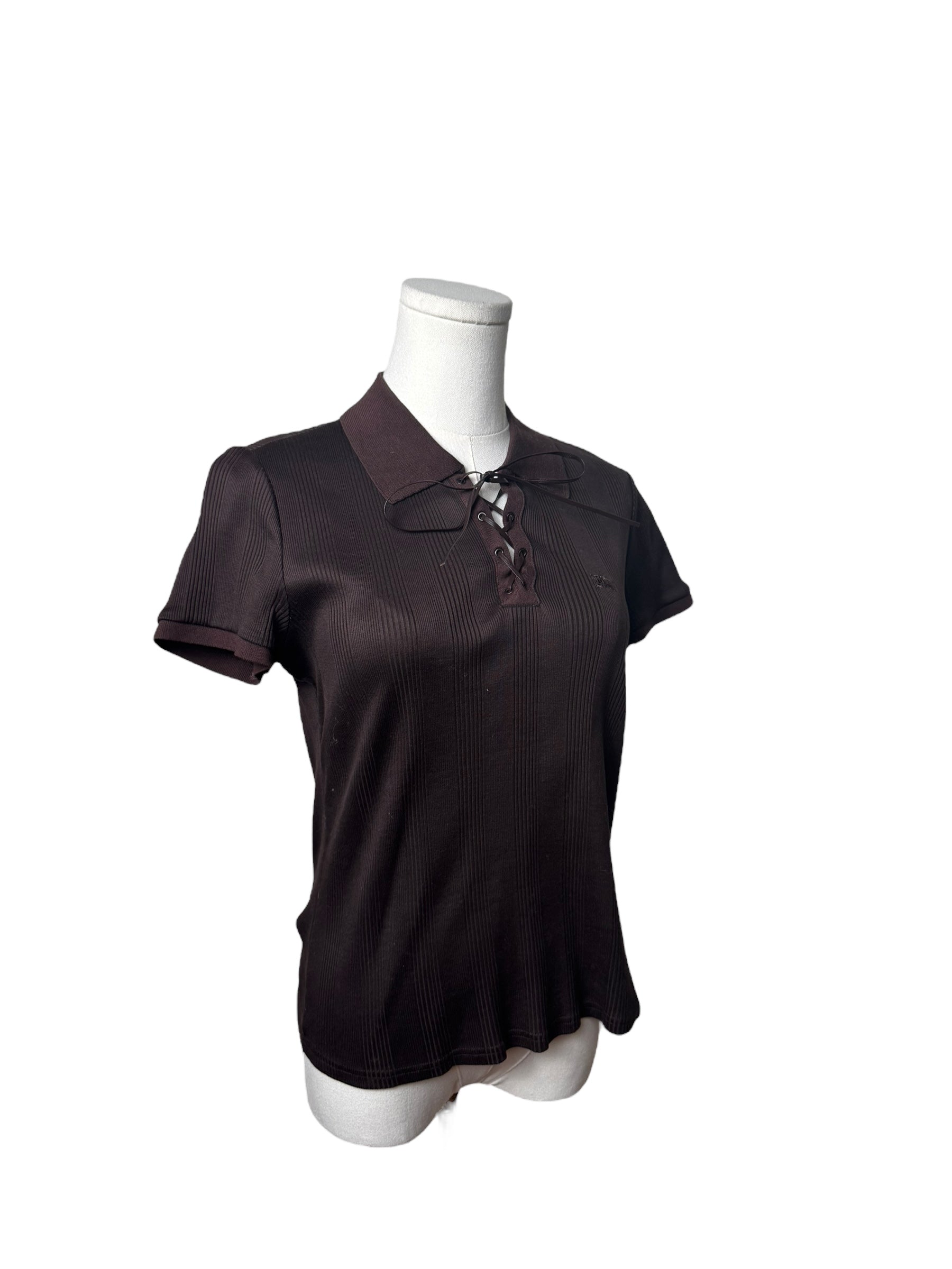 Vintage Brown Burberry Top (Size 2)