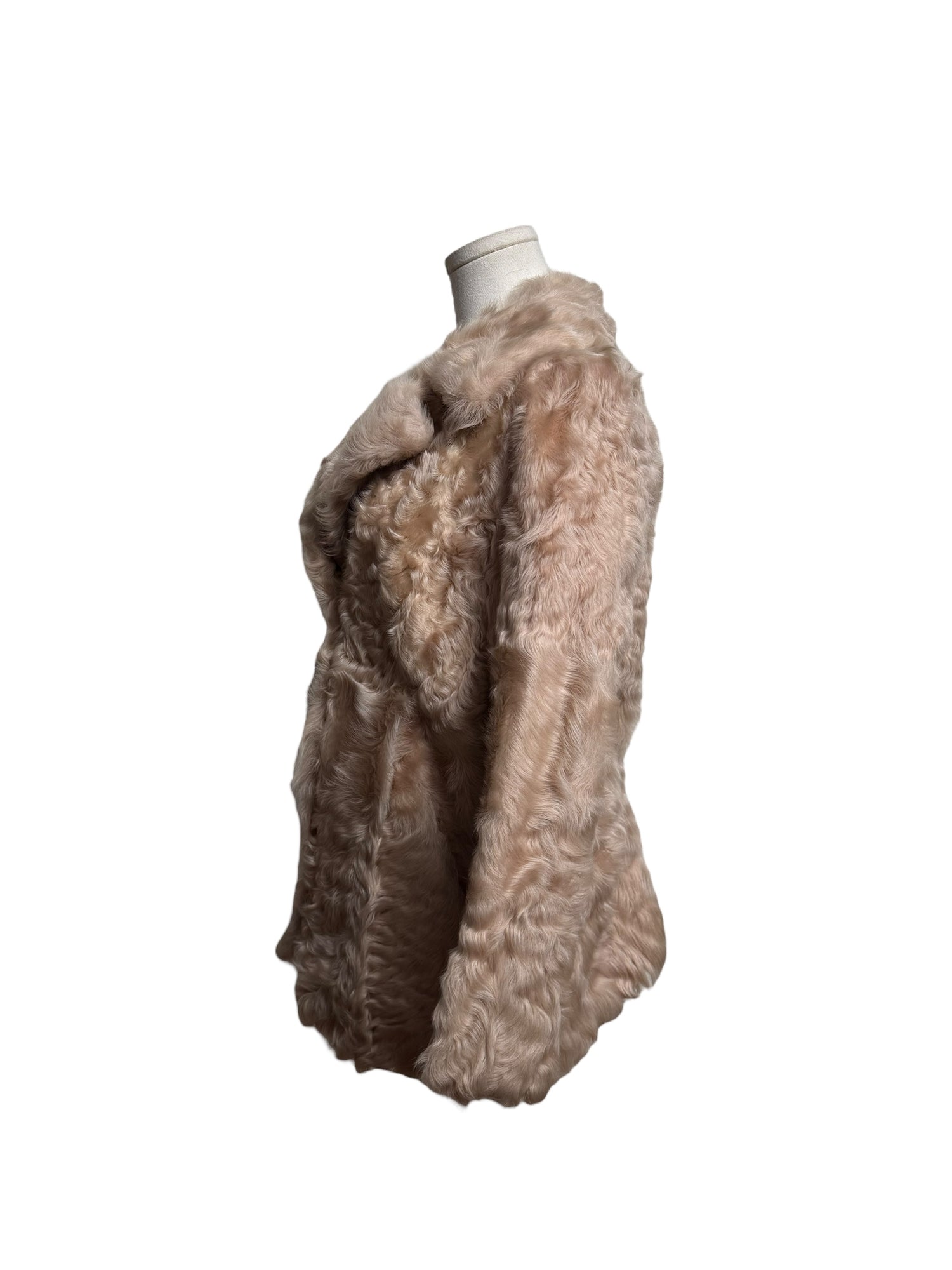 Blush Vintage Fur Jacket