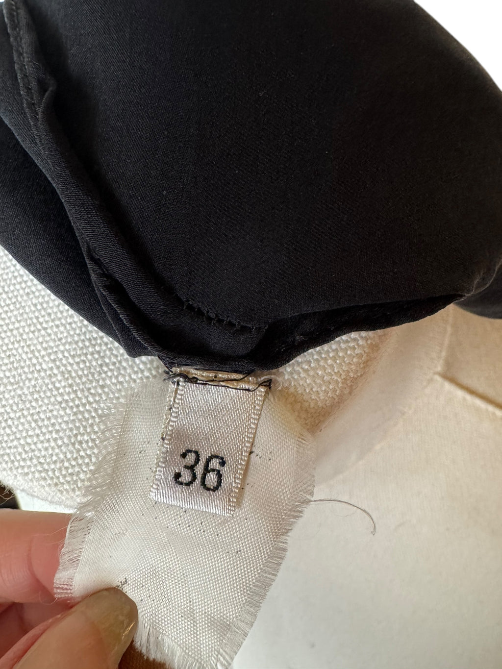 Lanvin Black Silk Tank Top