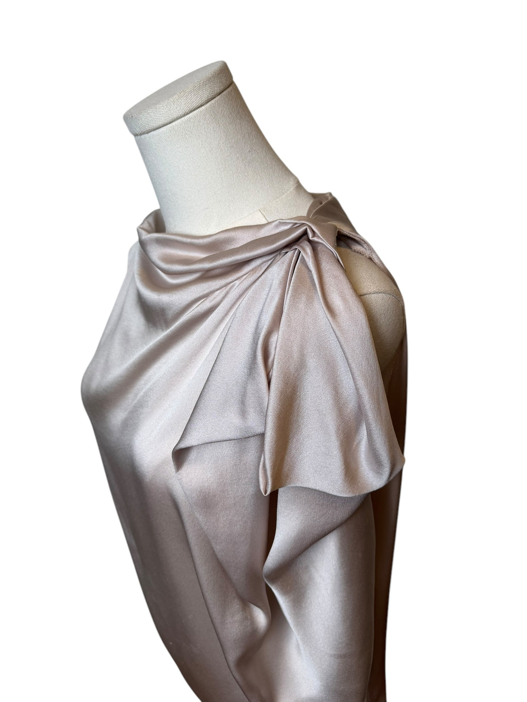 Lanvin Blush Silk Tank Top