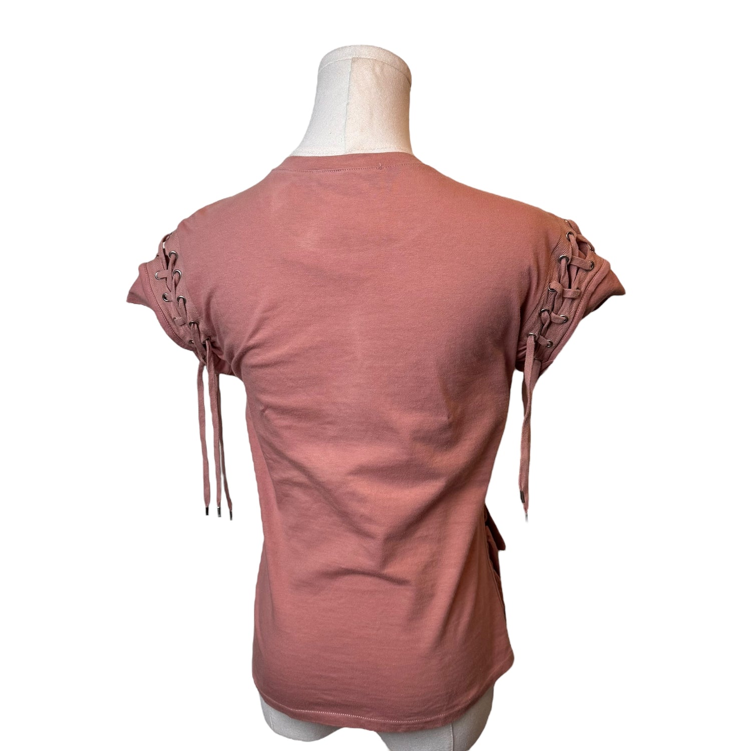 Christian Dior Pink Lace Detail Tshirt by John Galliano