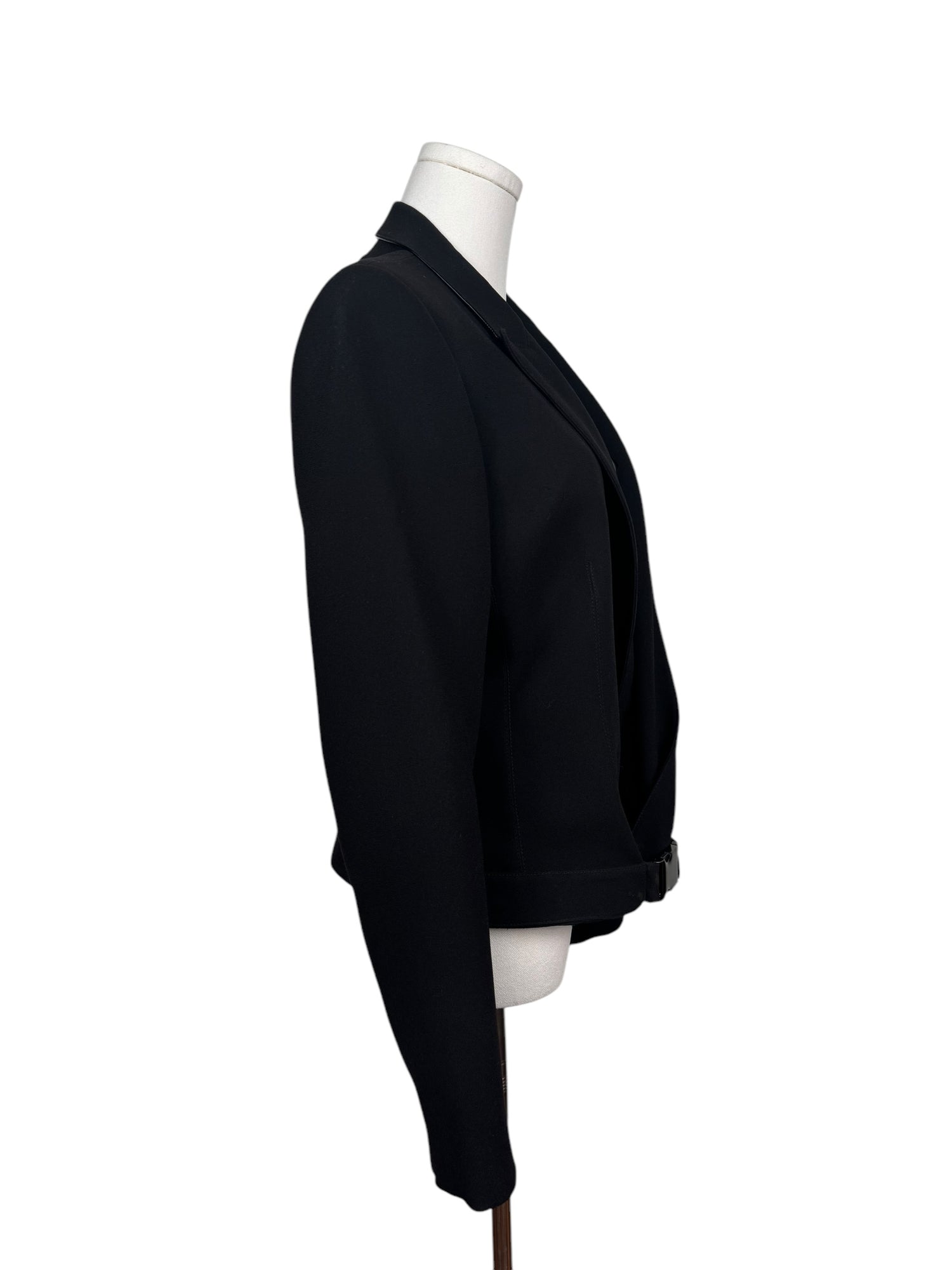 Jean Paul Gaultier Oversized Pocket Black Blazer