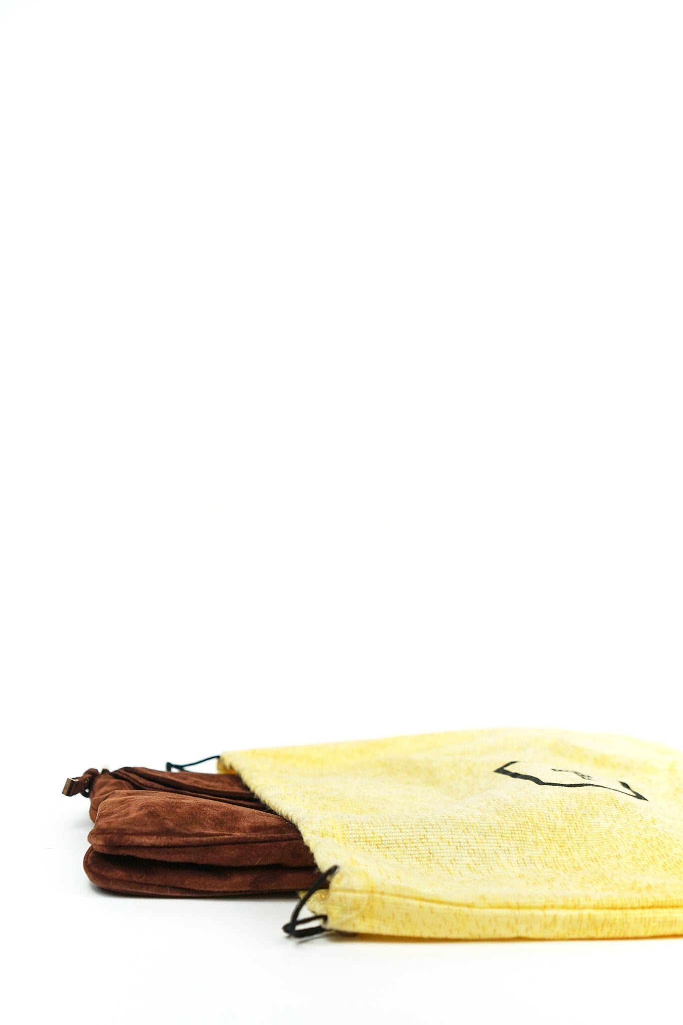 Fendi Brown Suede Mamma Shoulder Bag