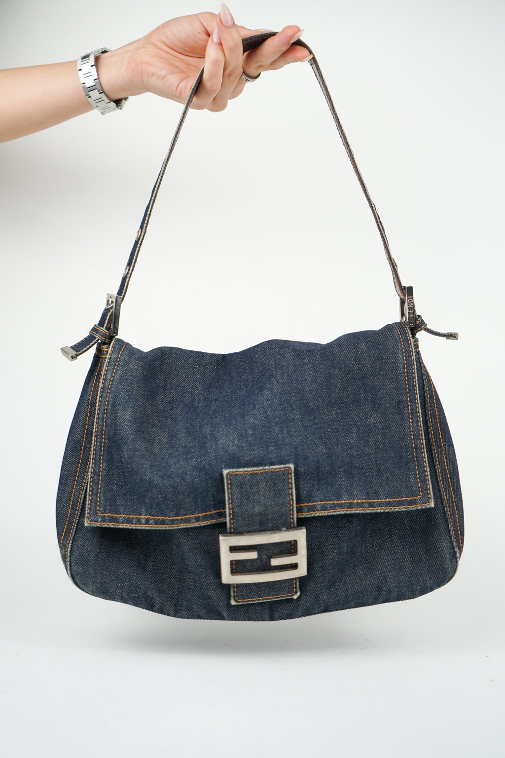 Fendi Denim Mama Baguette