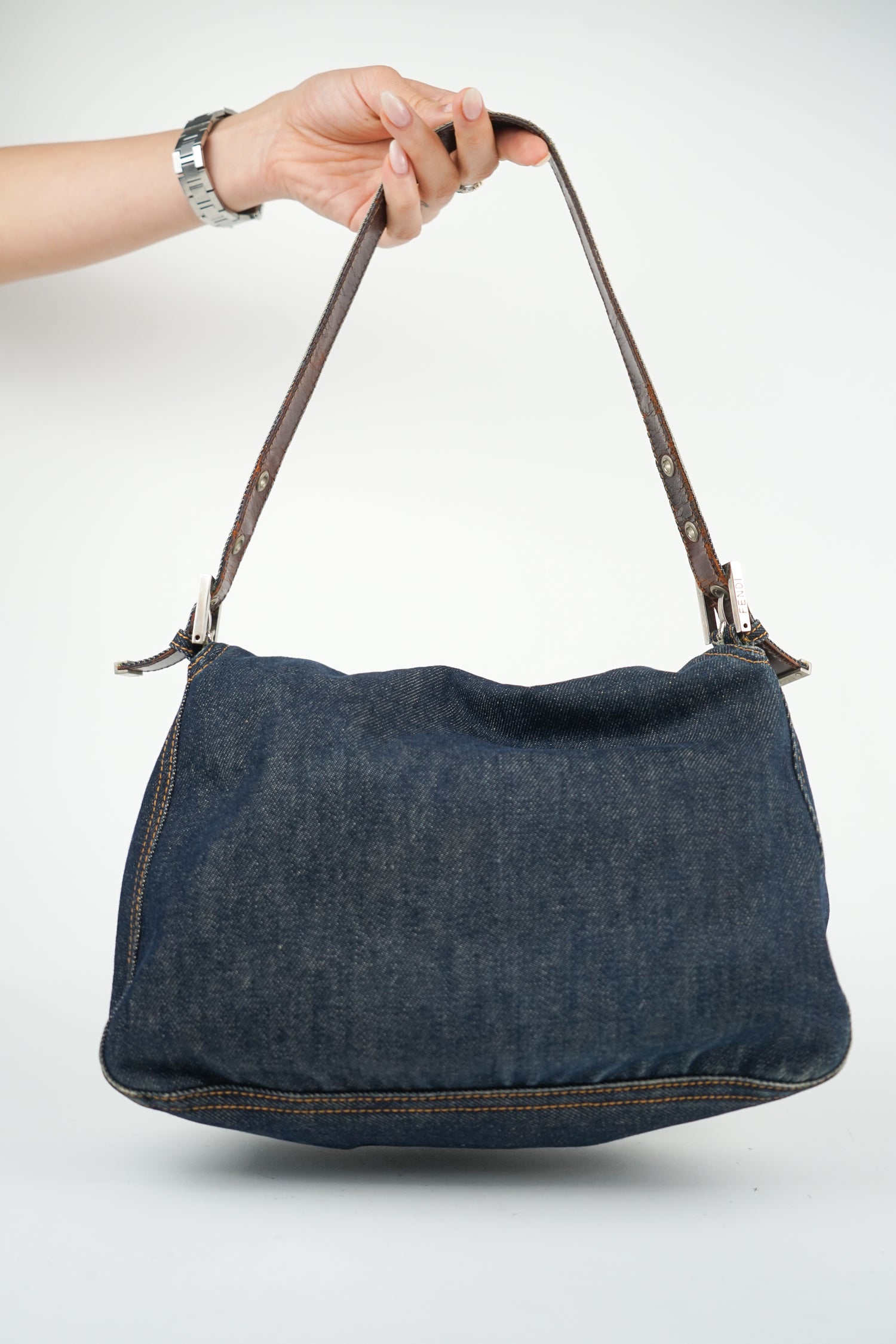 Fendi Denim Mama Baguette