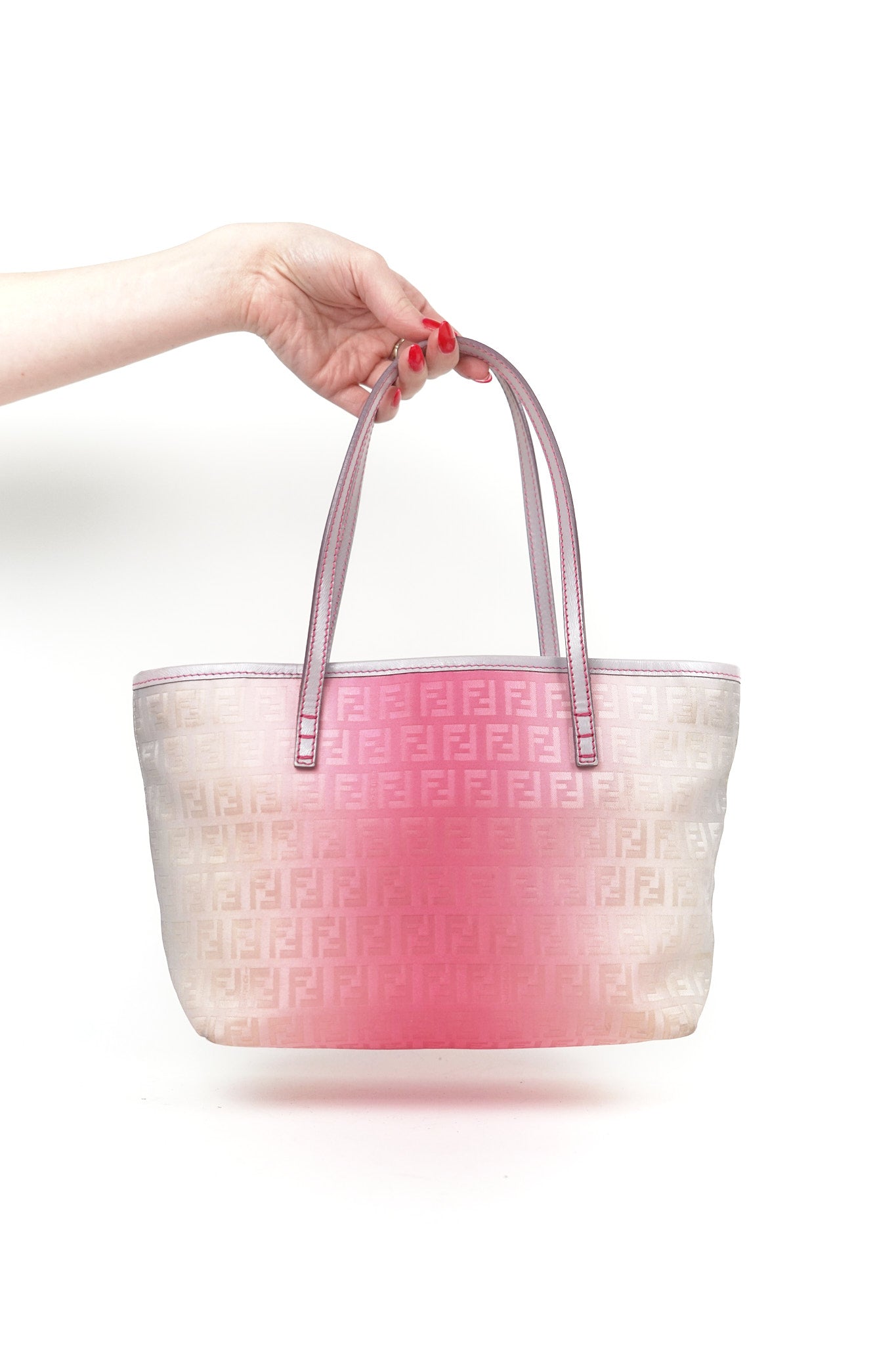 Fendi Pink Ombre Zucchino Bag