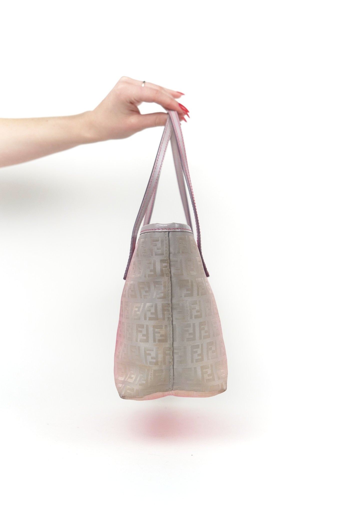 Fendi Pink Ombre Zucchino Bag