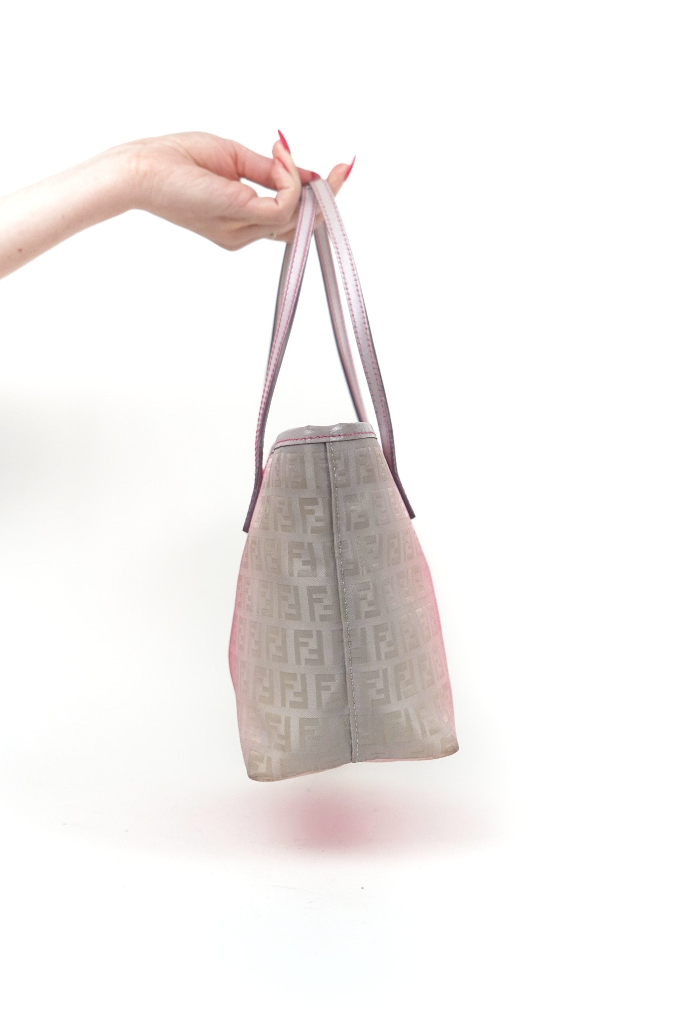 Fendi Pink Ombre Zucchino Bag