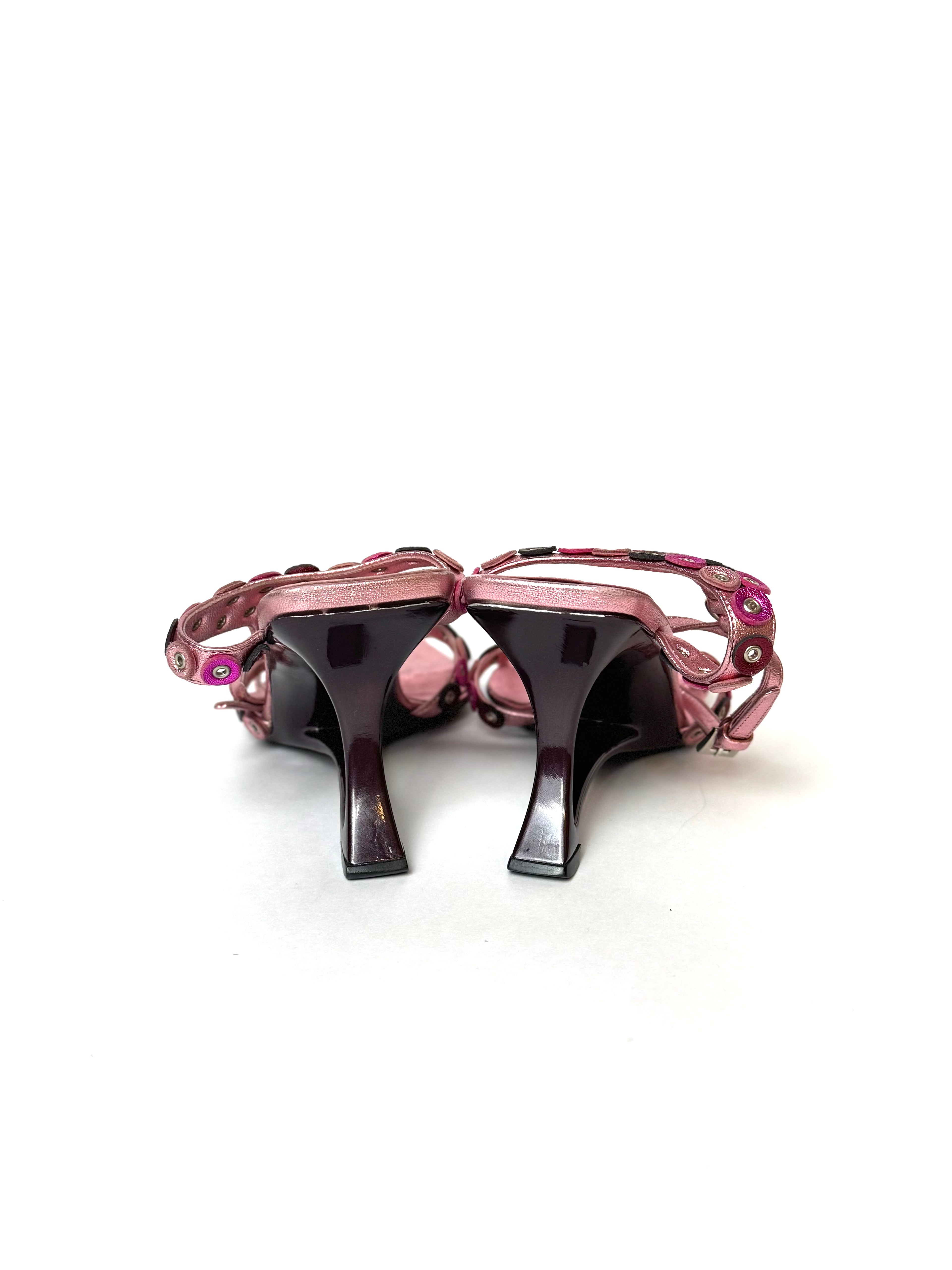 Prada Metallic Pink and Purple Pumps EU 37