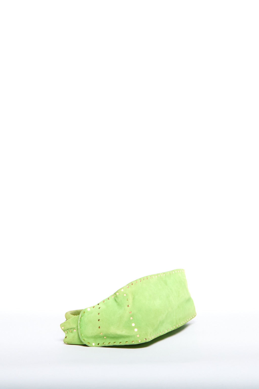 Celine Green Studded Suede Boogie Bag