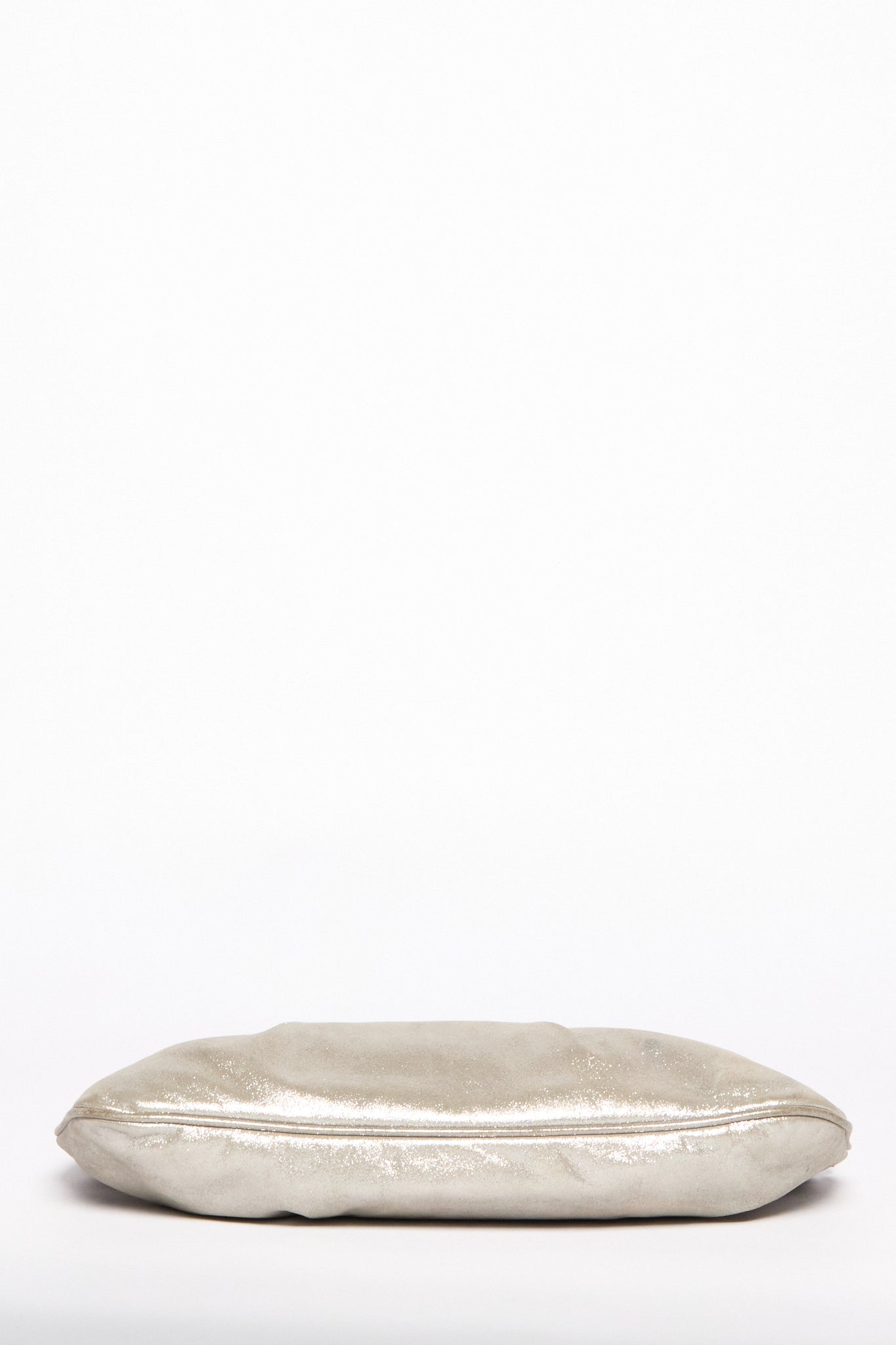 Fendi Silver Leather Handbag