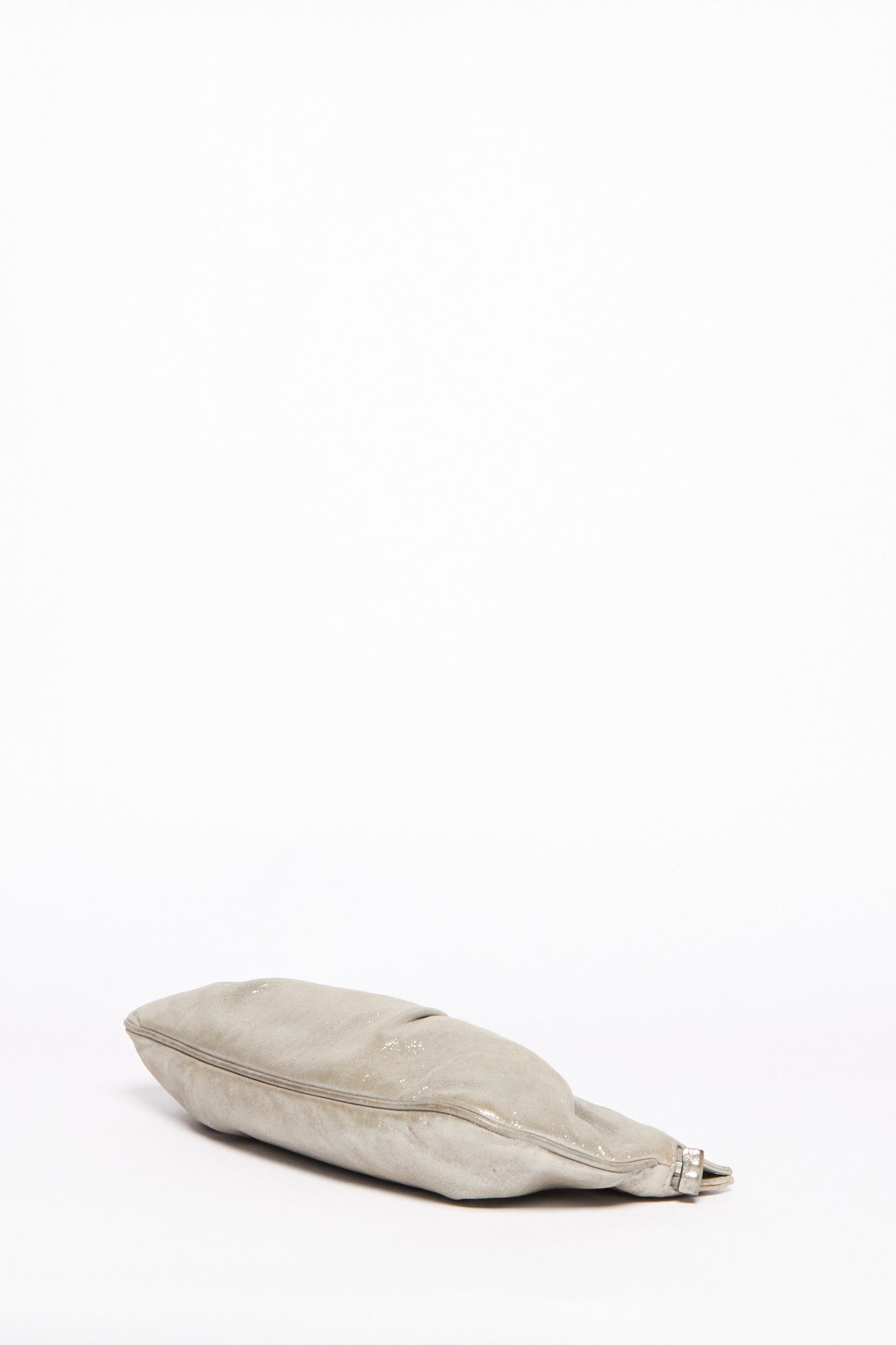 Fendi Silver Leather Handbag