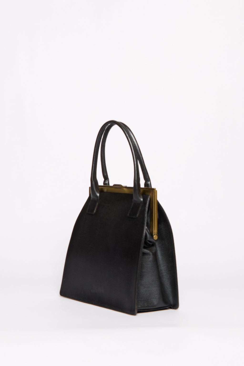 Jean Paul Gaultier Leather Top Handle Bag