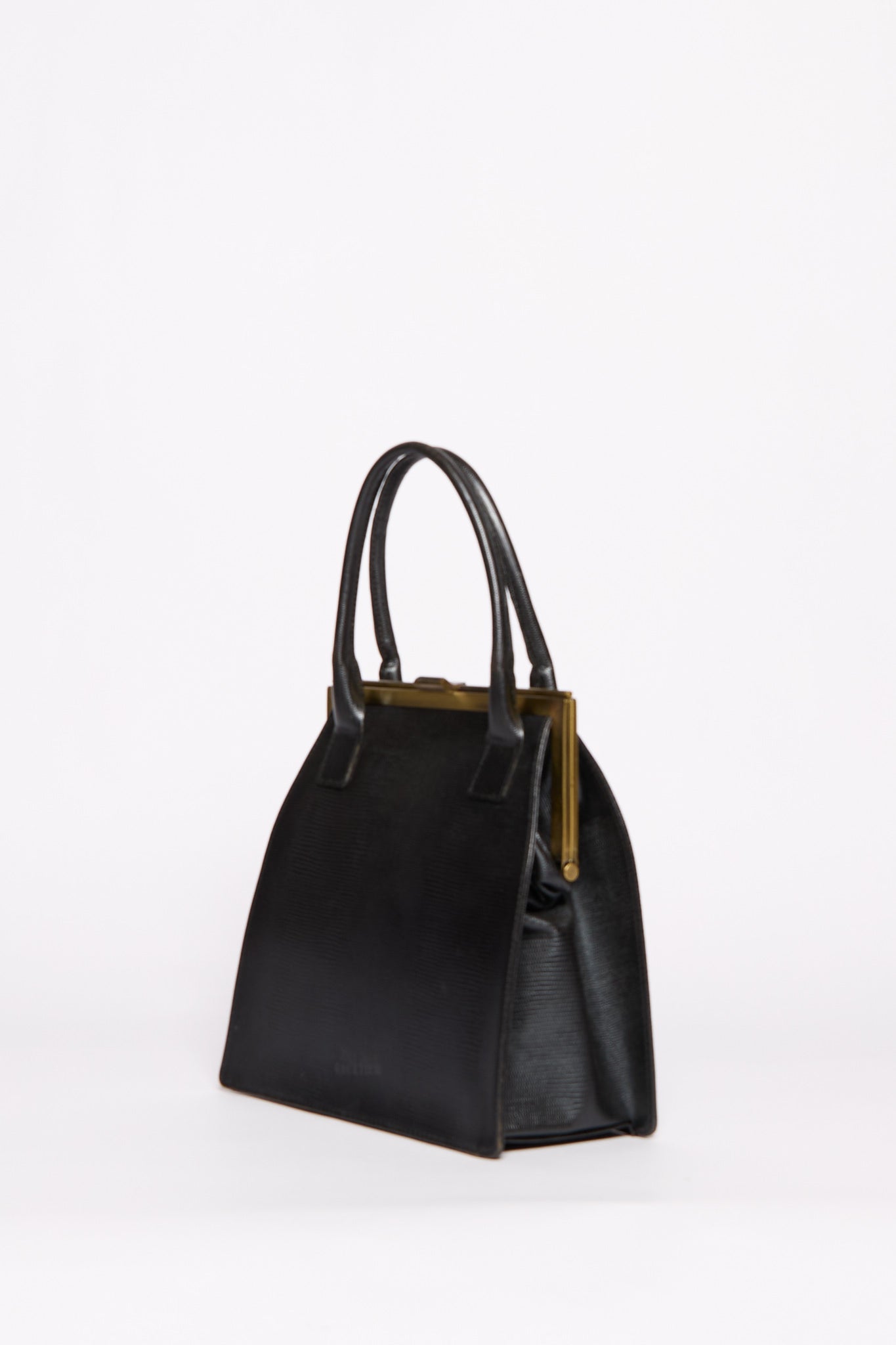 Jean Paul Gaultier Leather Top Handle Bag