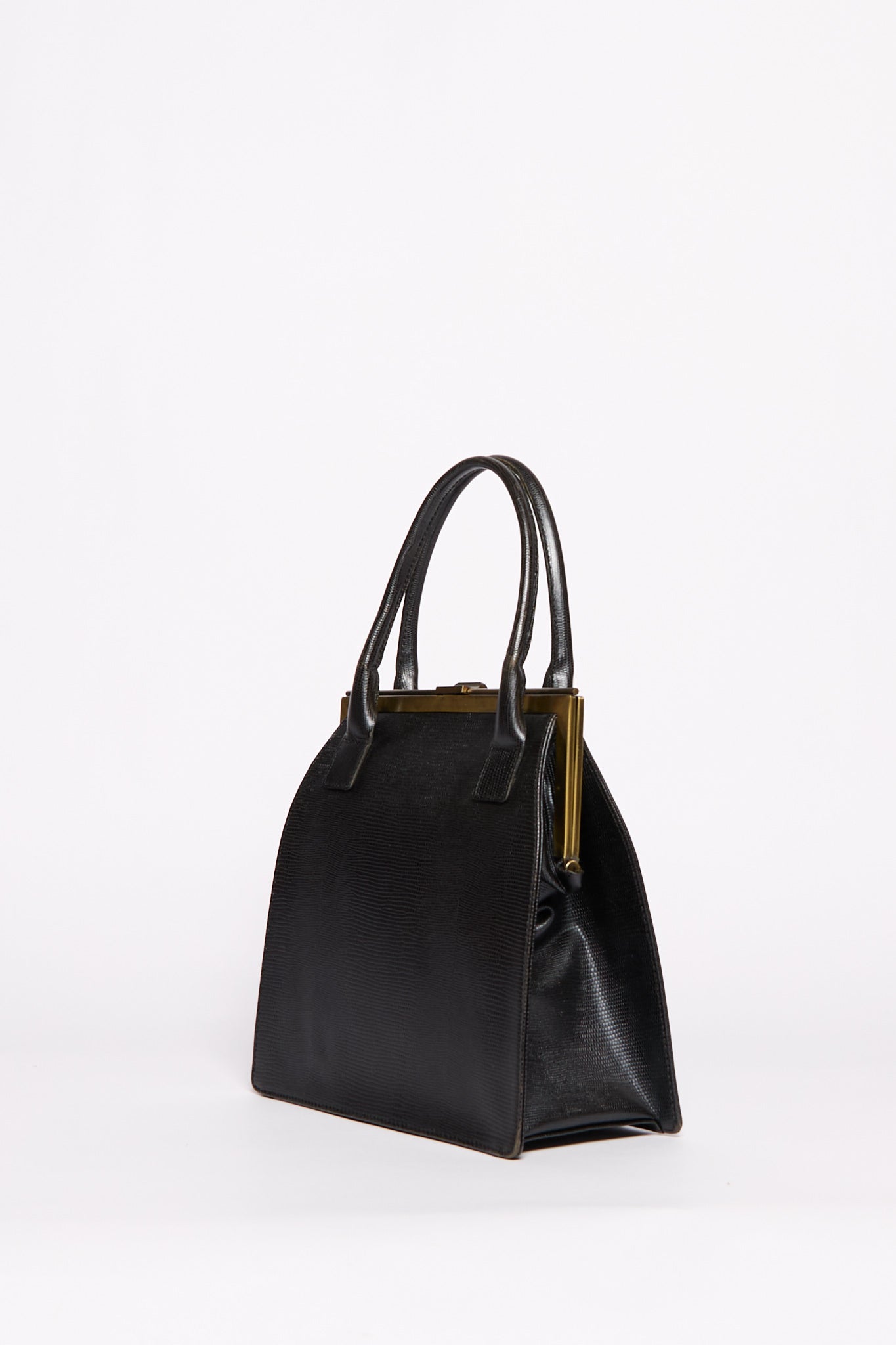 Jean Paul Gaultier Leather Top Handle Bag