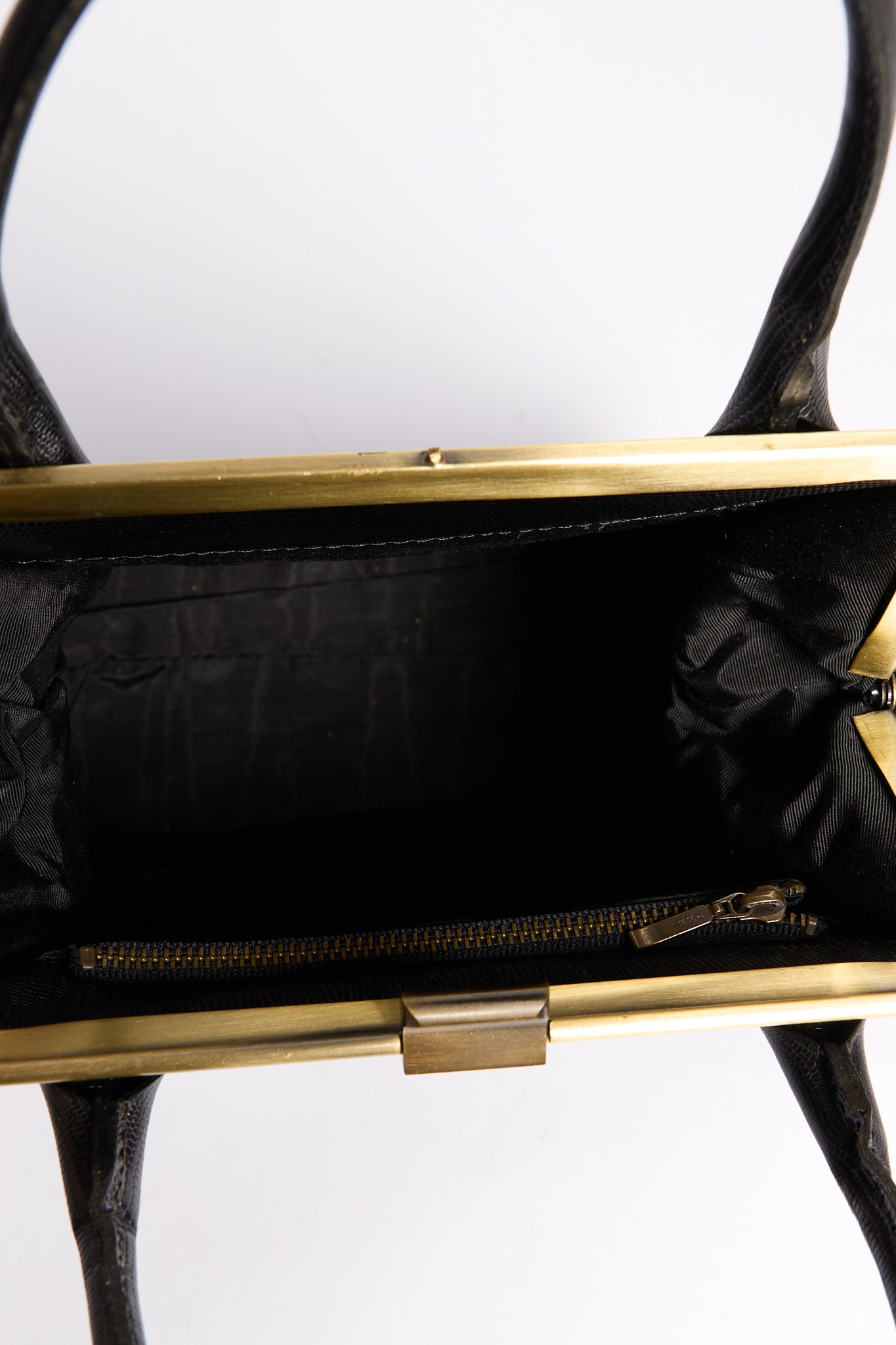 Jean Paul Gaultier Leather Top Handle Bag