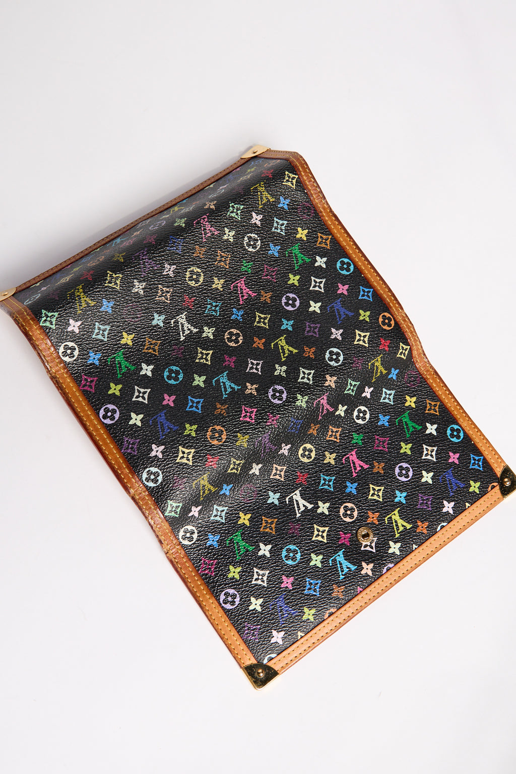 Louis Vuitton Black Murakami Multicolor Porte Tresor Long Wallet