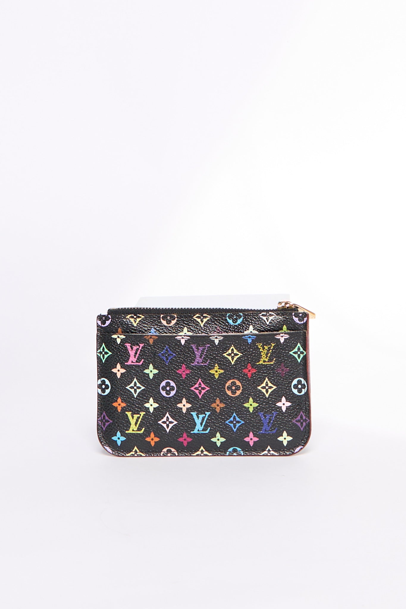 Louis Vuitton Black Murakami Multicolor Keychain Coin Purse