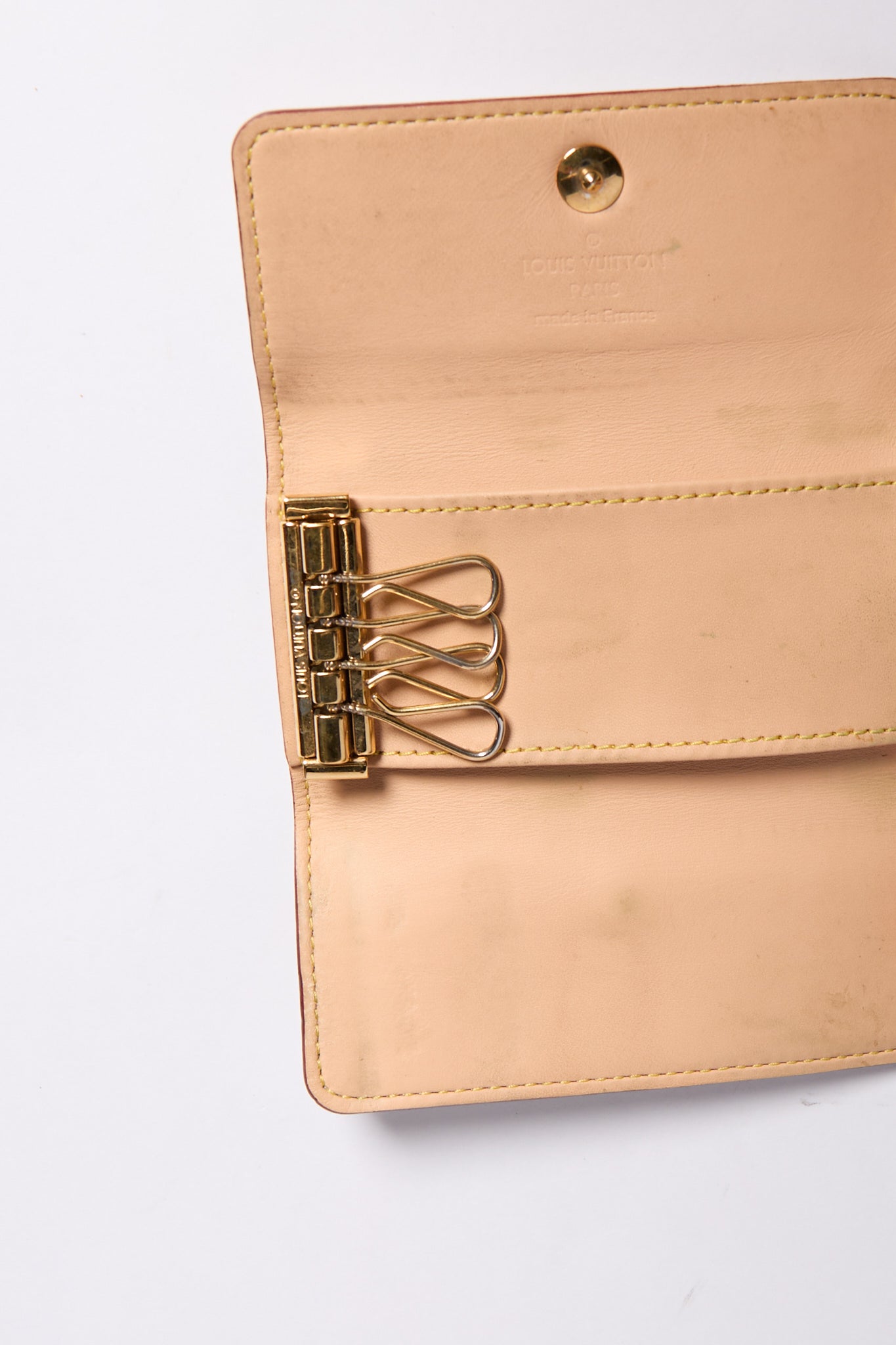 Louis Vuitton White Murakami Monogram Multicolor Key Case