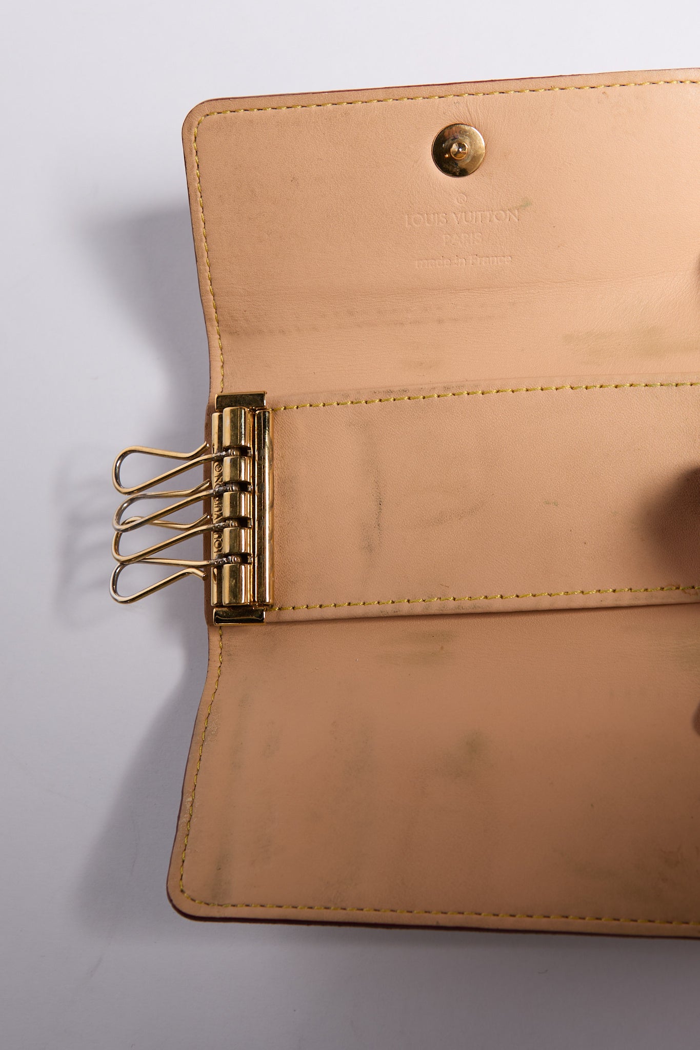 Louis Vuitton White Murakami Monogram Multicolor Key Case